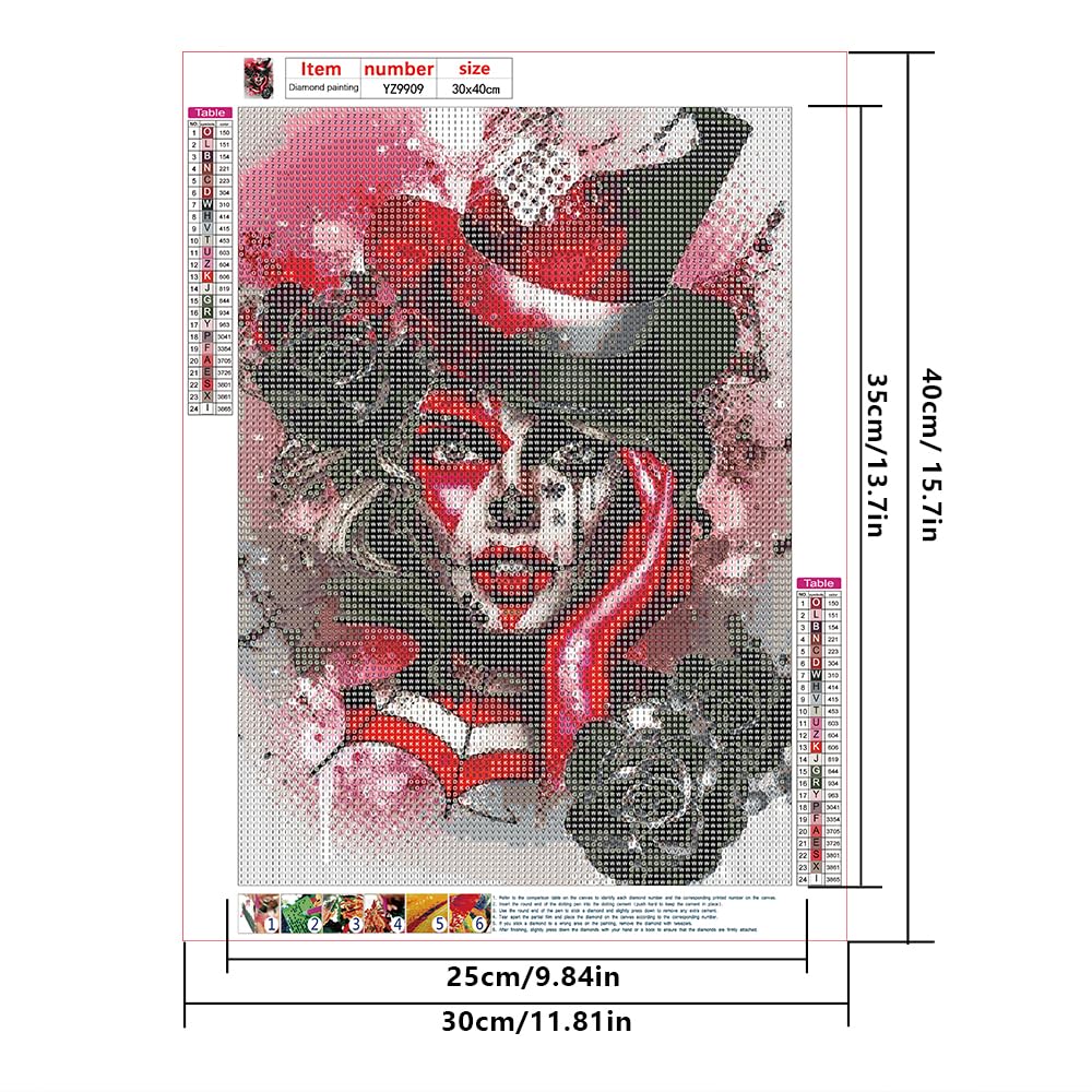 DCIDBEI 30 x 40 cm 5D Diamond Painting Gatto Nero - Kit per Pittura con Diamanti Gatti Magici, Regalo di Halloween/Decorazione da Parete per Cameretta dei Bambini/Soggiorno per Adulti