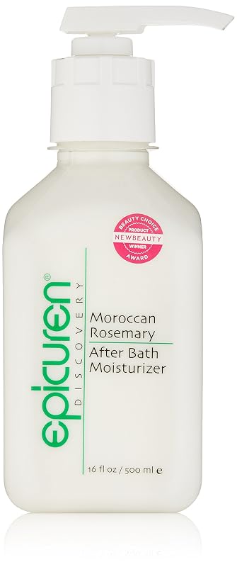 Loção hidratante corporal pós-banho com alecrim marroquino epicuren DISCOVERY, 473 mL