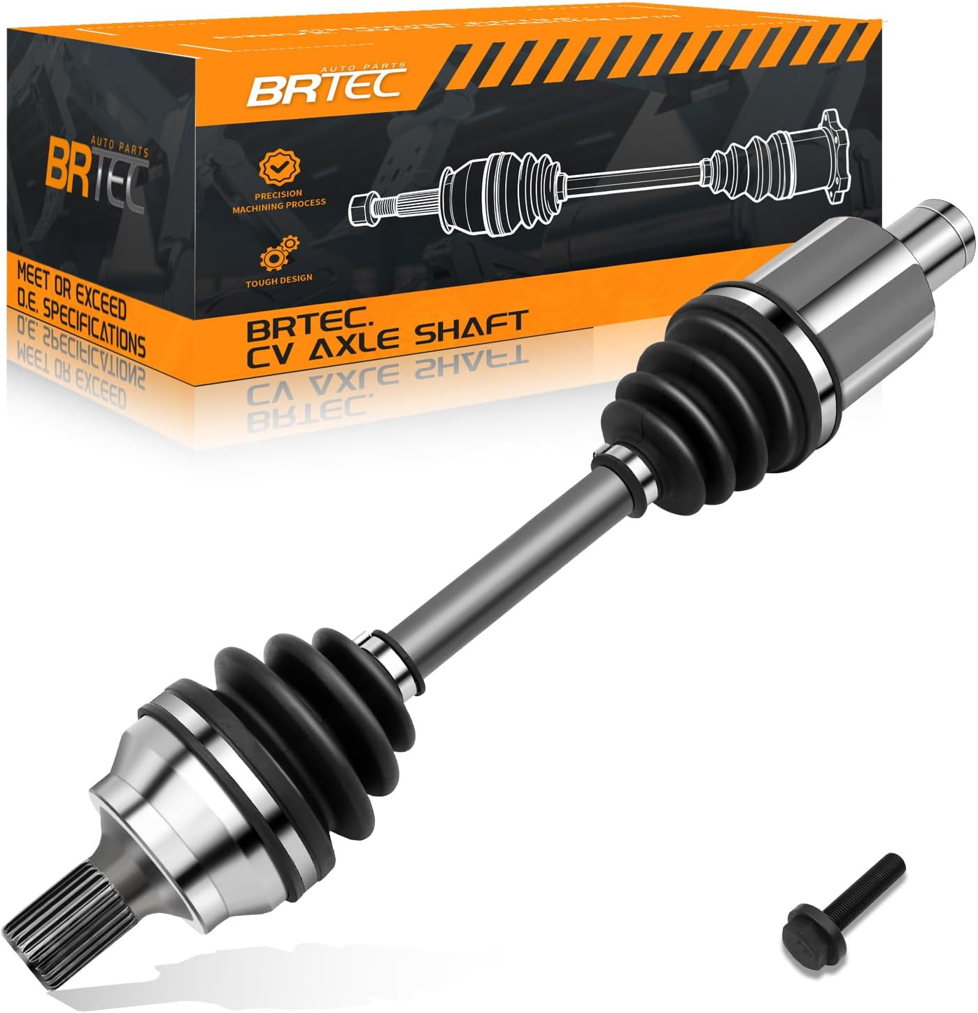 Front CV Axle Shaft Assembly Compatible for Mercedes-Benz C300 2008-2014 V6, C350 2013-2015 V6 3.5L, E400 2015 Coupe V6 3.0L - Driver Side, 66-9306