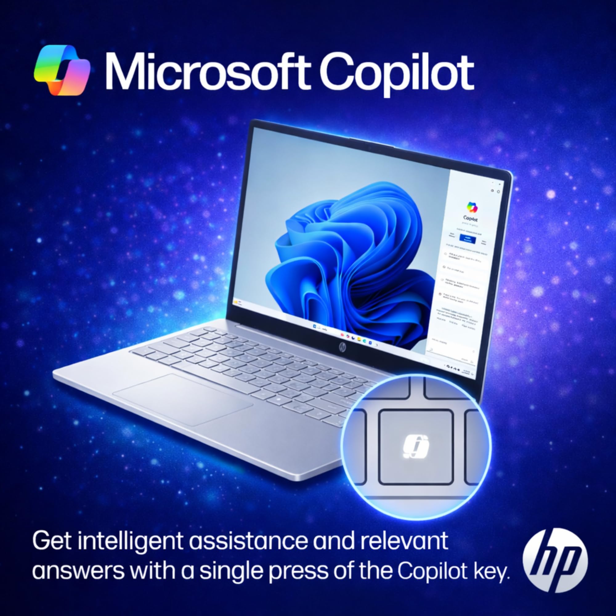 HP Business Laptop with Microsoft Office 365, 1TB OneDrive and 128GB SSD, 8GB RAM, 4-Core Intel 13th Gen Processor | No Mouse, Fast Response, Long Battery Life, Good Value