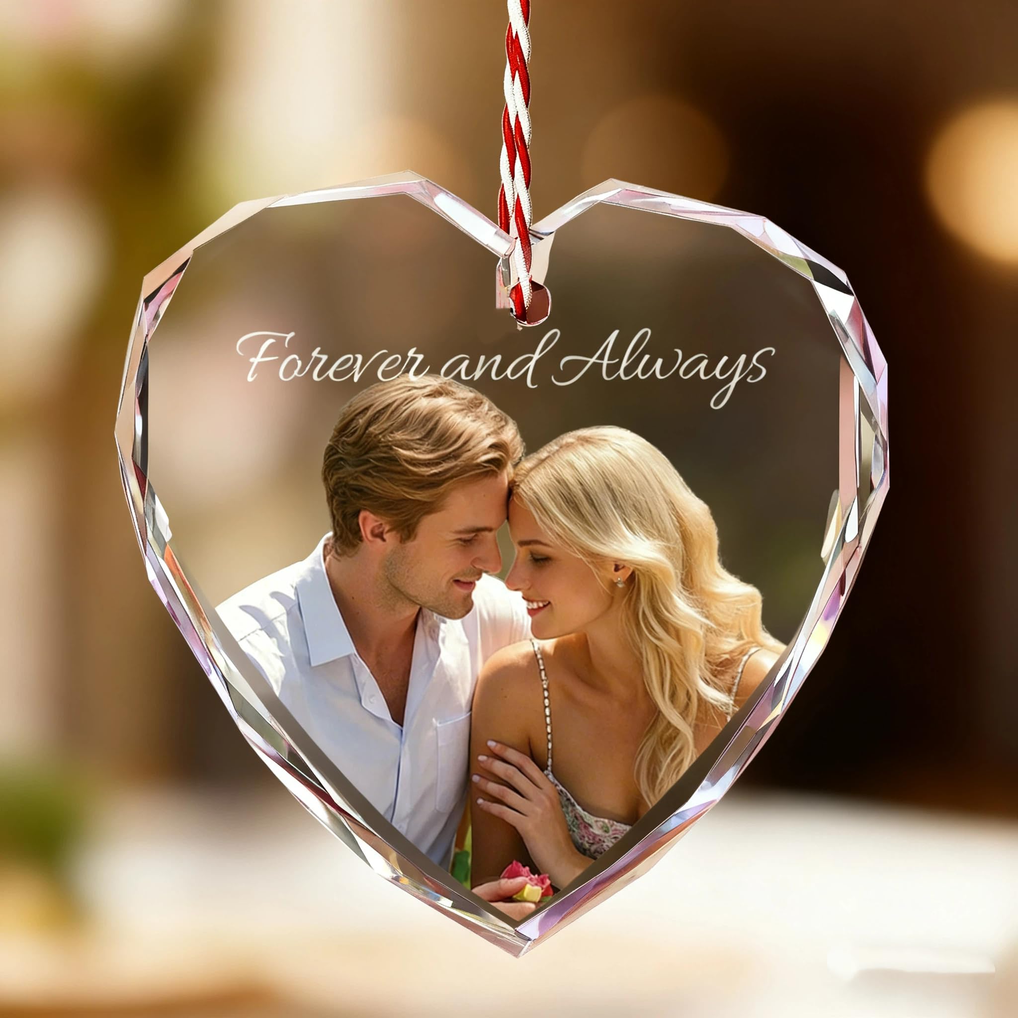 Bemaystar Personalized Crystal Ornaments, Personalized Gifts for Men and Women, Personalized Gifts for Husband and Boyfriend โ image 1