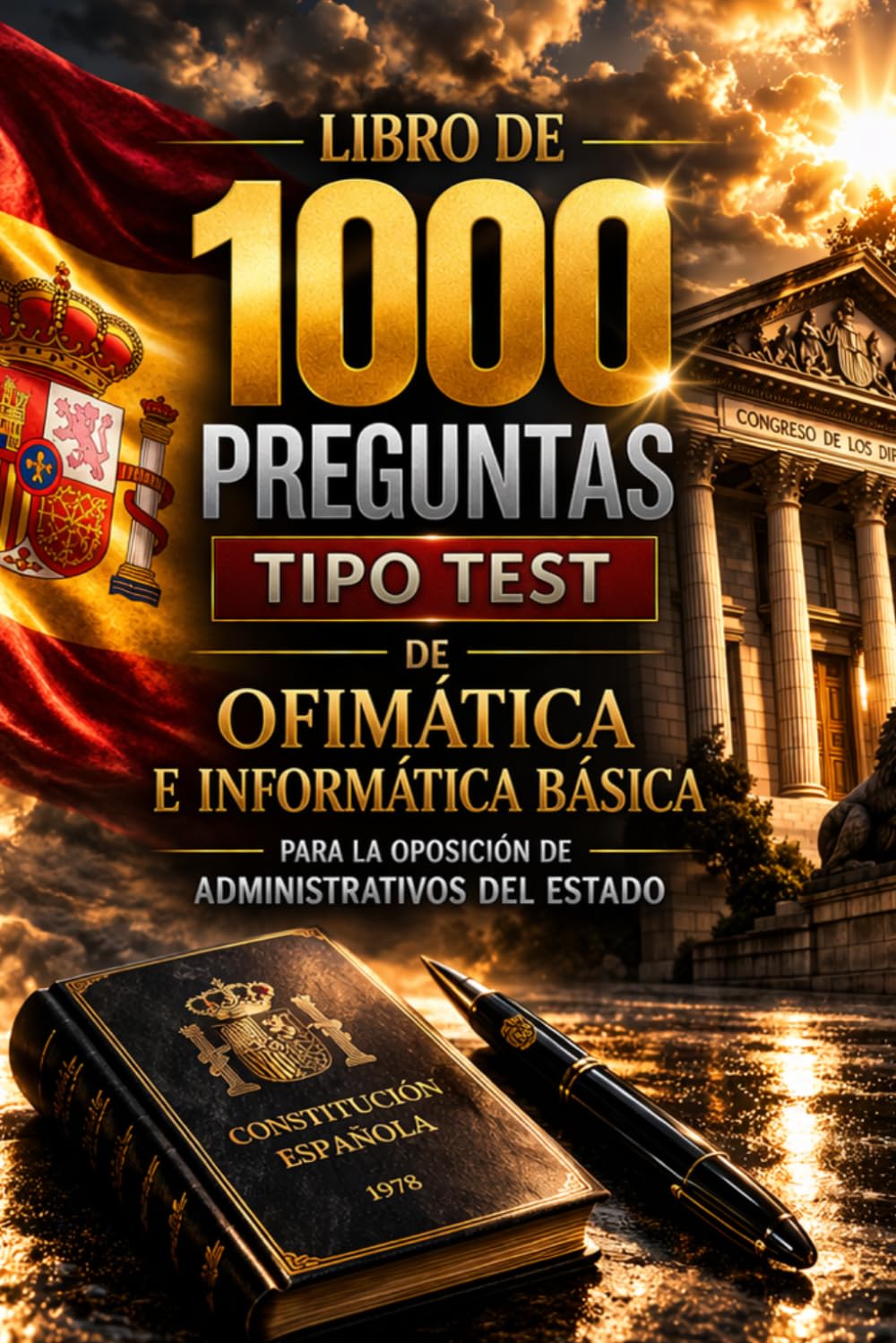 LIBRO DE 1000 PREGUNTAS TIPO TEST DE OFIMÁTICA E INFORMÁTICA BÁSICA: ENTRENAMIENTO REAL PARA EL EXAMEN DEL CUERPO GENERAL ADMINISTRATIVO DEL ESTADO