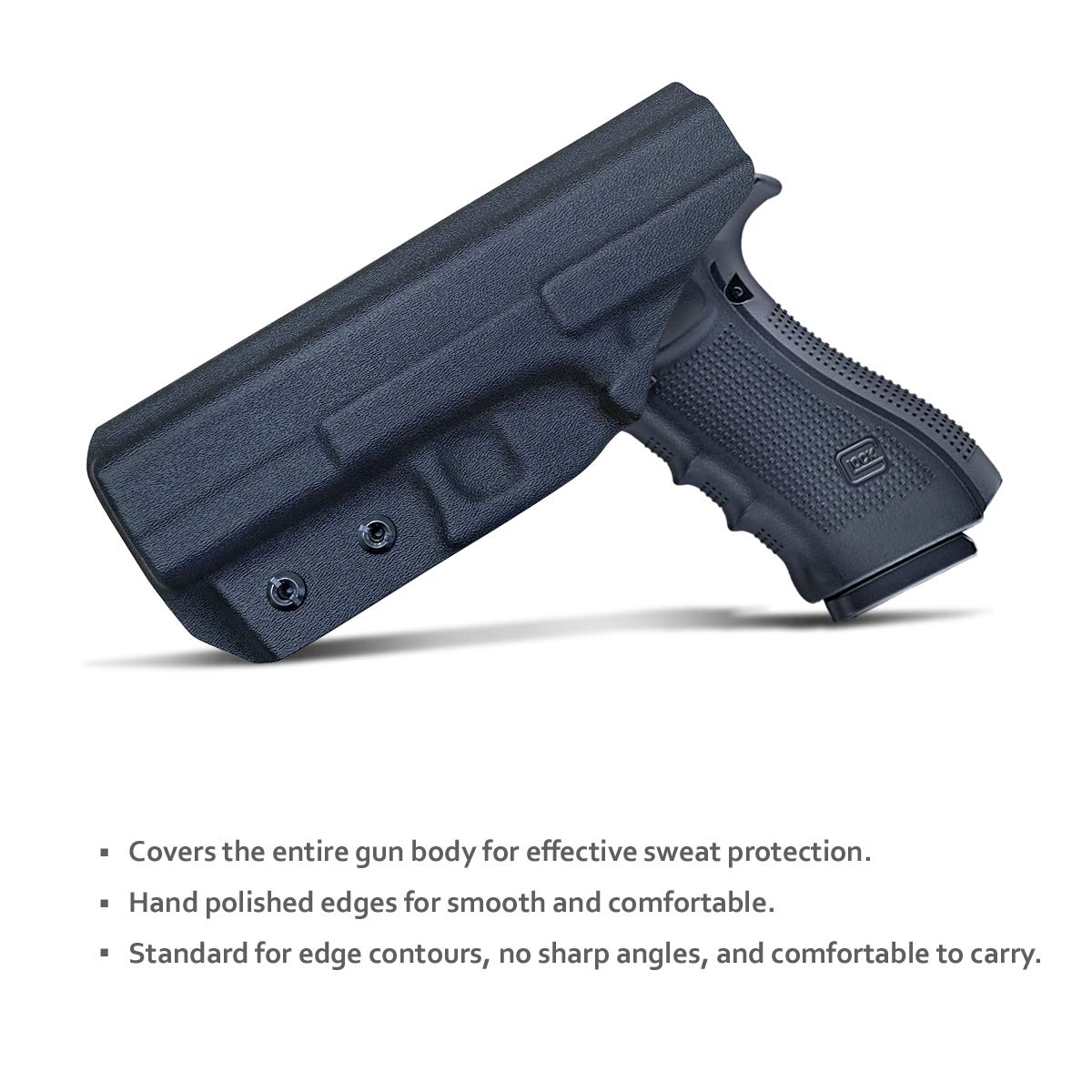 Glock 17 & Mag Pouch IWB Kydex Holster - Kydex Holsters - Daniel's Holsters South Africa - Deep