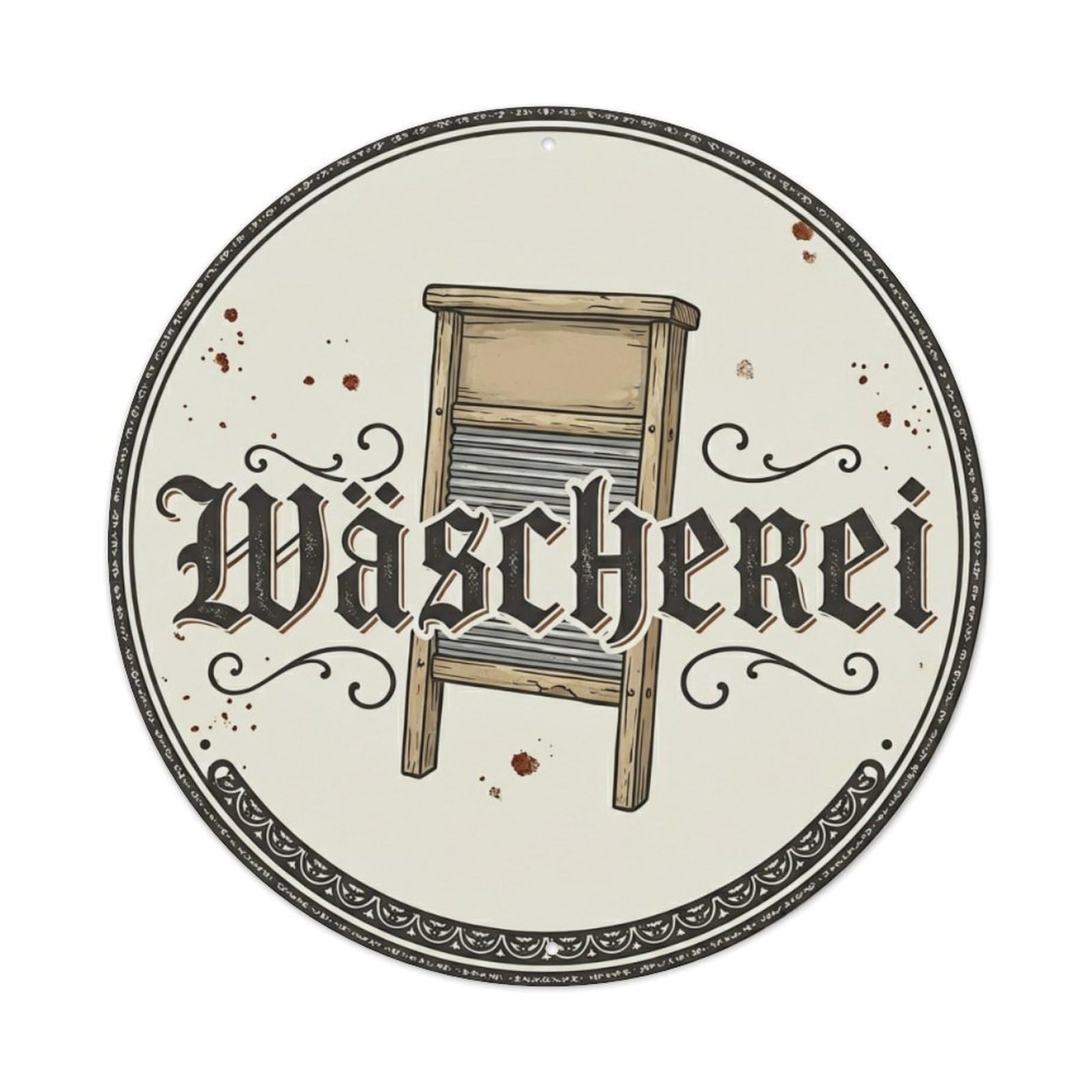 Laundry Co Washroom Wall Accent Metal Tin Sign
