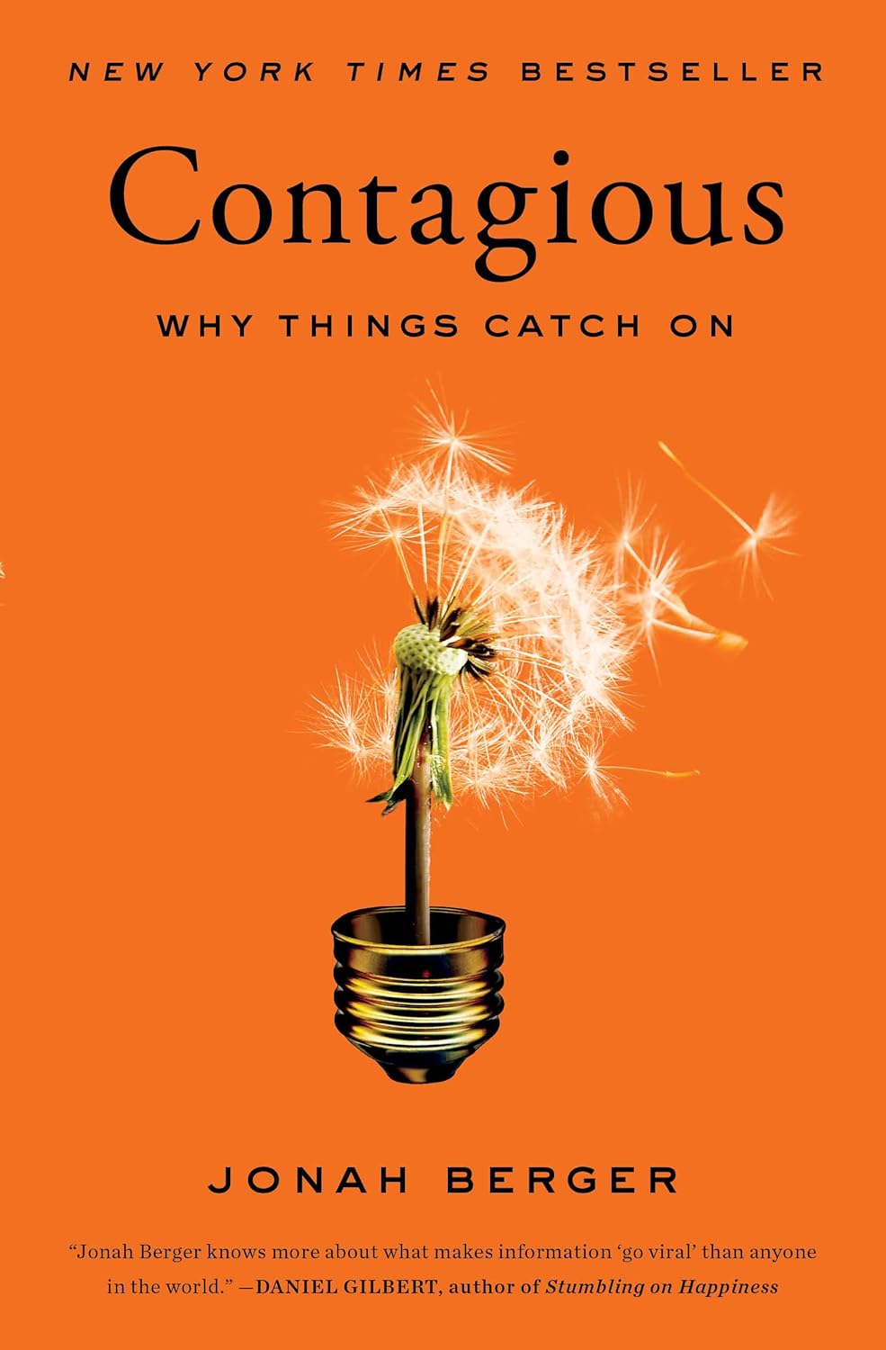 Book cover for Contagious: Why Things Catch On by Jonah Berger