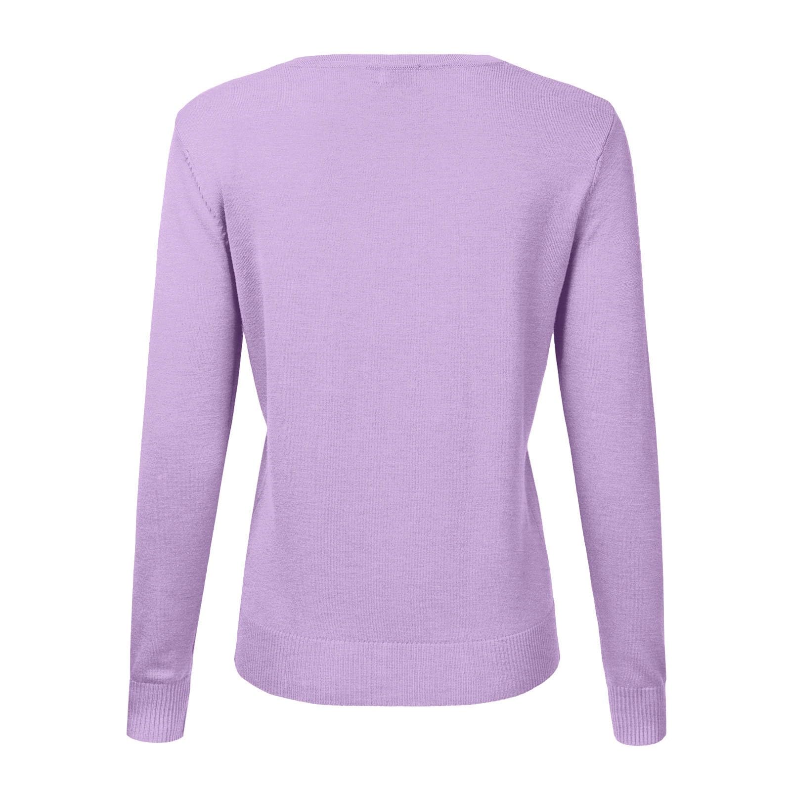Cardigans para mujer elegante cárdigan casual manga larga suéter de punto estrecho transpirable con botones chaqueta camisa con cuello en V ligero clásico cárdigan de punto con botón verano