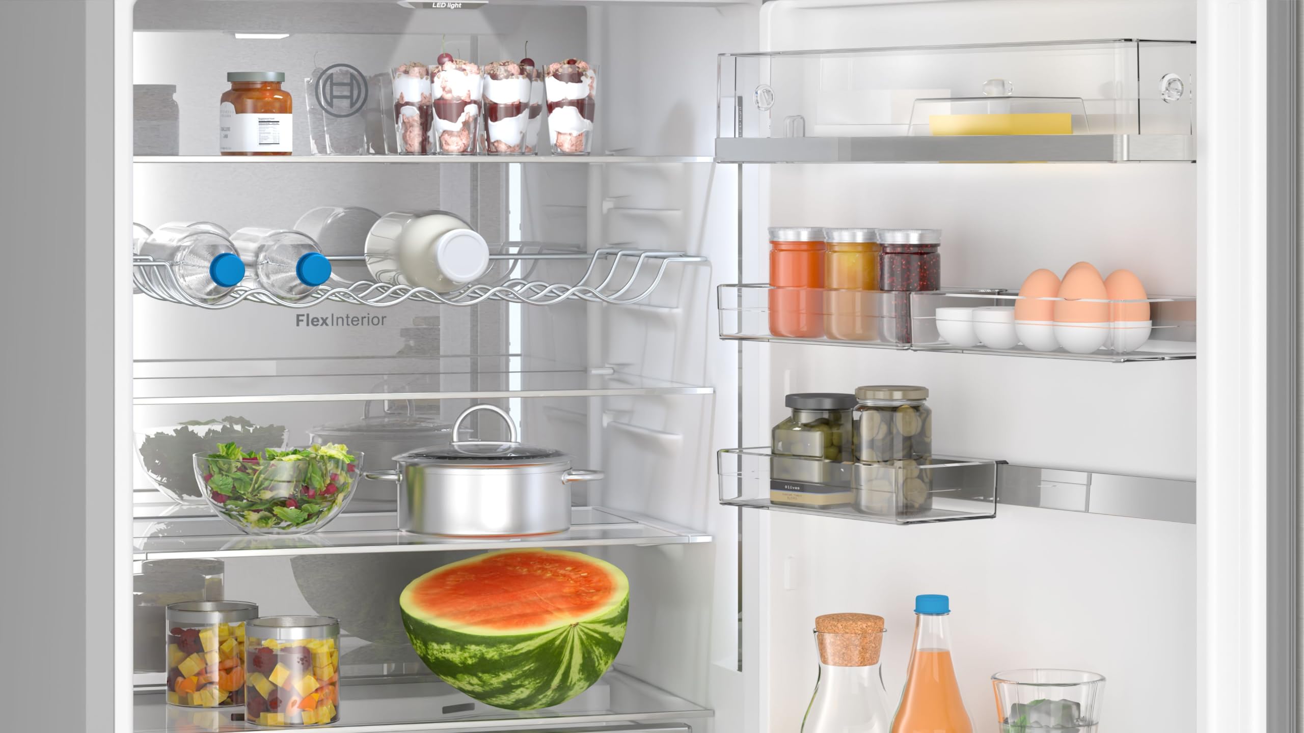 Refrigerazione a posa libera BOSCH KGN49AIBT 440L No Frost - Dettaglio