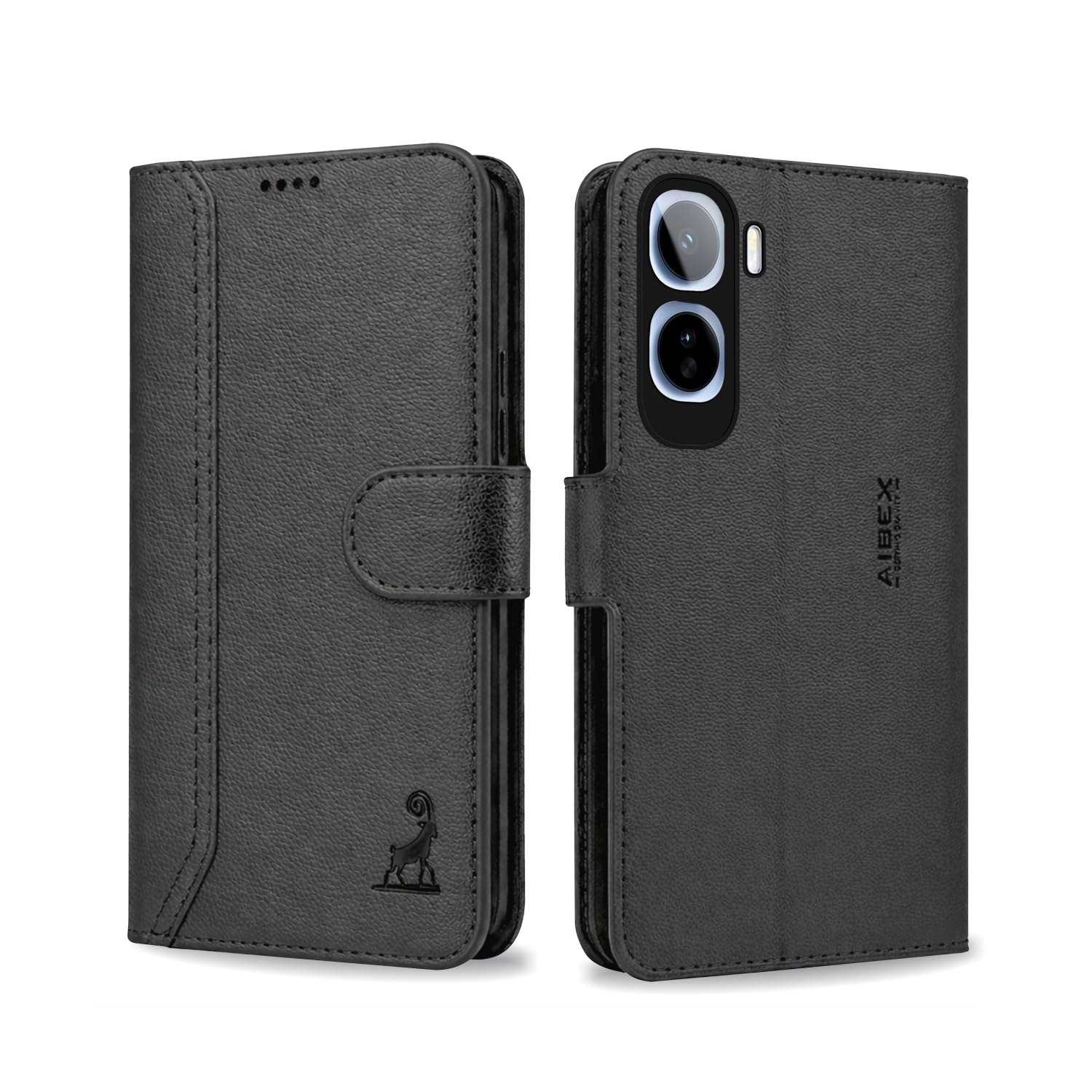 AIBEX® Compatible for Motorola Egde 70 Fusion 5G Flip Cover Leather Finish | Inside TPU with Card Pockets | Wallet Stand | Complete Protection Flip Case Green — Amazon image 20