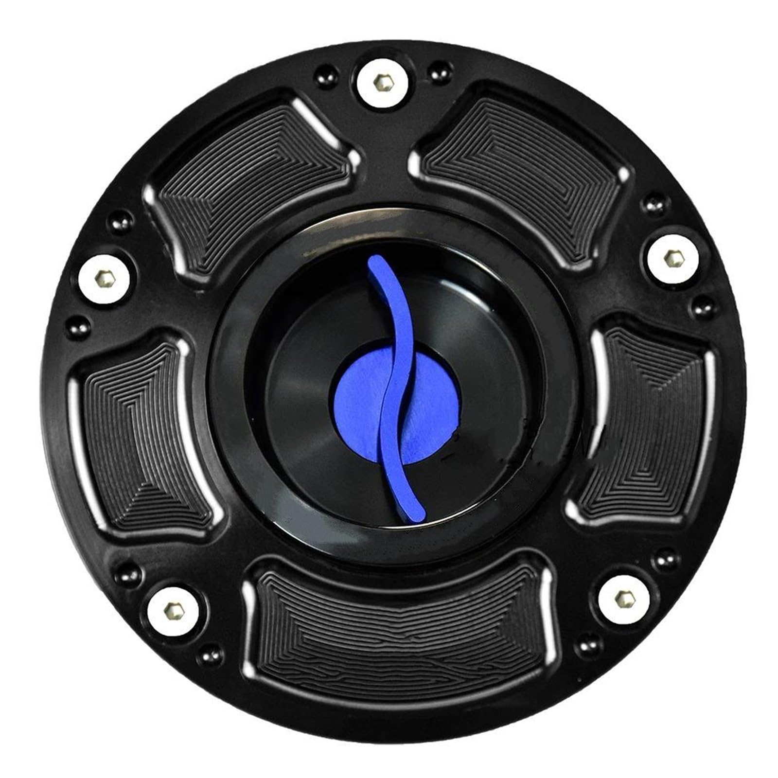 Tapa Del Depósito Combustible Motocicleta Con Sistema Liberación Rápida Sin Llave Para DUCATI Para Panigale V4 V4S V4R V2 Para Streetfighter V4 V2(Blue Type-S)