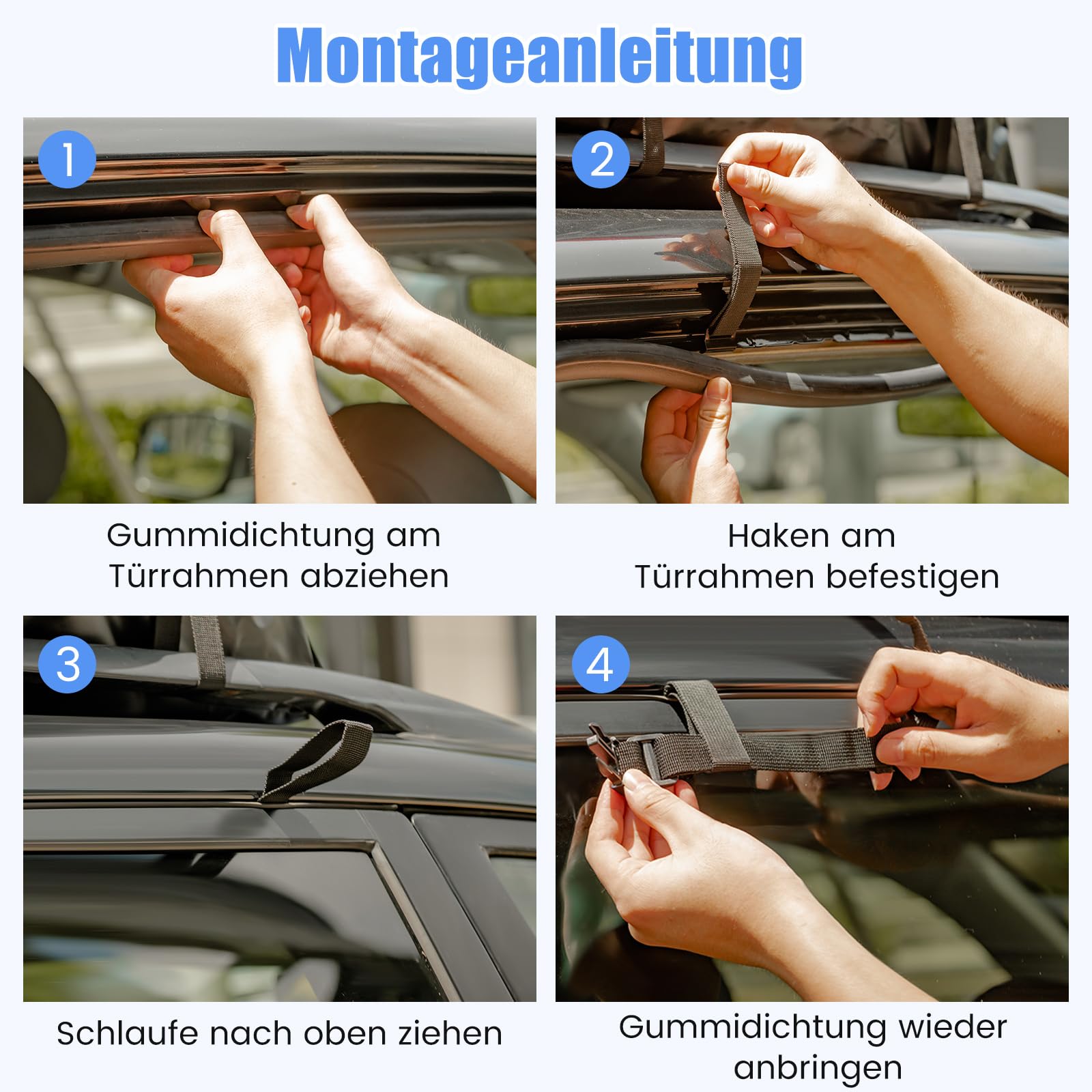 COSTWAY 600L Dachbox für Auto, 600L Dachkoffer wasserdicht mit 6 Türhaken, Zahlenschloss, Rutschfester Matte & Tragetasche, Faltbare Dachtasche Gepäckbox für Autos, Vans, SUVs (Grau)