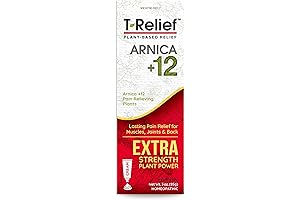 T-Relief Arnica 12 Extra Strength Gel: Rapid Relief for Aches, Pain, and Inflammation