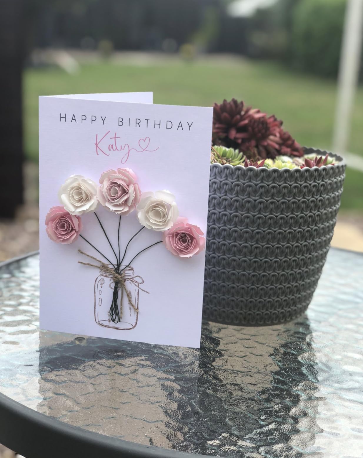 Biglietto Di Compleanno Speciale Per La Mamma Words 'n' Wishes: Con Riccio, Fiori E Dettagli Laminati, 155x217 Mm, Ecologico, Include Busta - 5