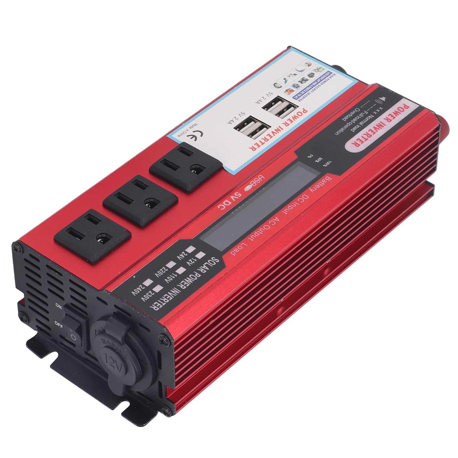 値下げしました 。パワーインバーター Amazon.co.jp: ハイパワーインバーター、DC12VからAC110Vに変更された