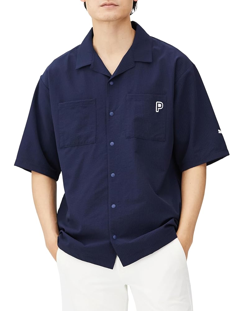 renomaゴルフ　アニマルオープンカラーシャツ Amazon.co.jp: [プーマ] ゴルフシャツ GOLF ゴルフ P ストレッチ