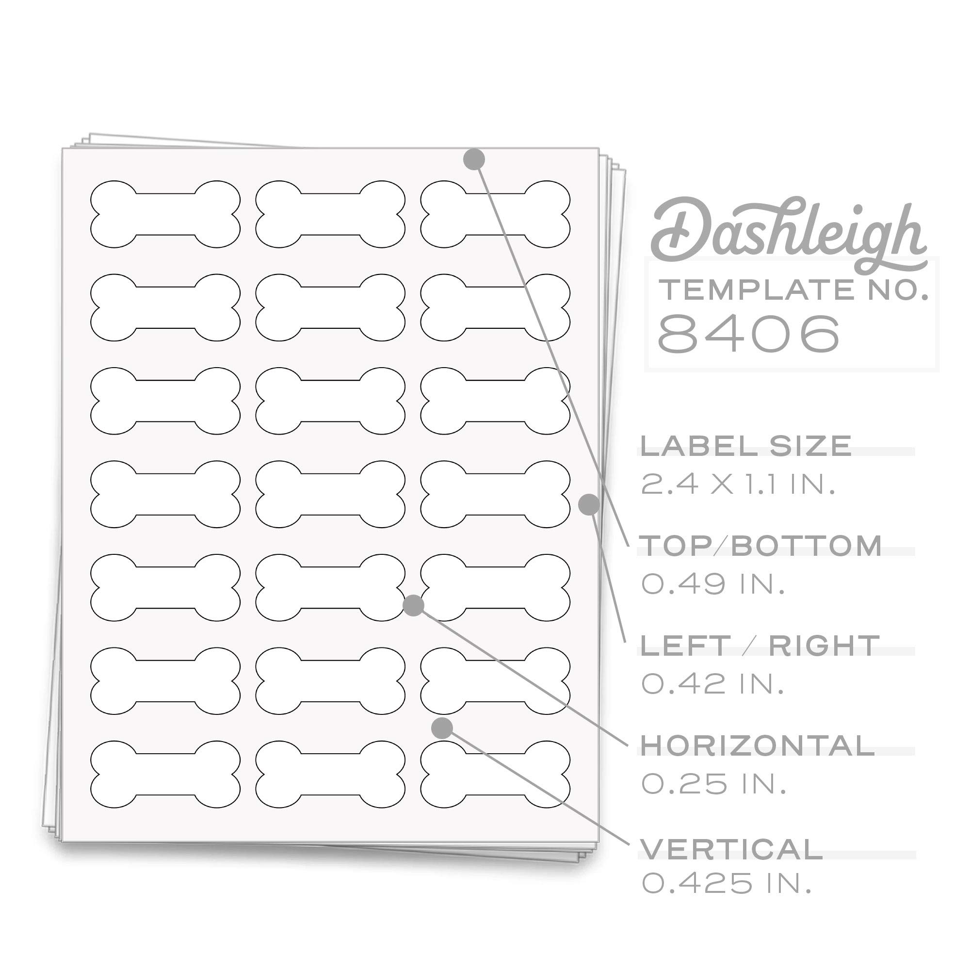 amazon-com-printable-dog-bone-labels-2-4-x-1-1-inches-uncoated-white-105-labels-office-products for Free Printable Dog Bone Template Printable Amazon.com : Printable Dog Bone Labels, 2.4
