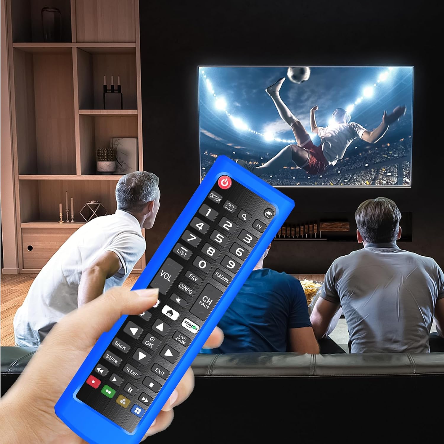 Case for LG TV Remote, Battery Cover Compatible with LG Remote Control for Smart TV AKB Series Universal TV Remote Cover Blue thumbnail