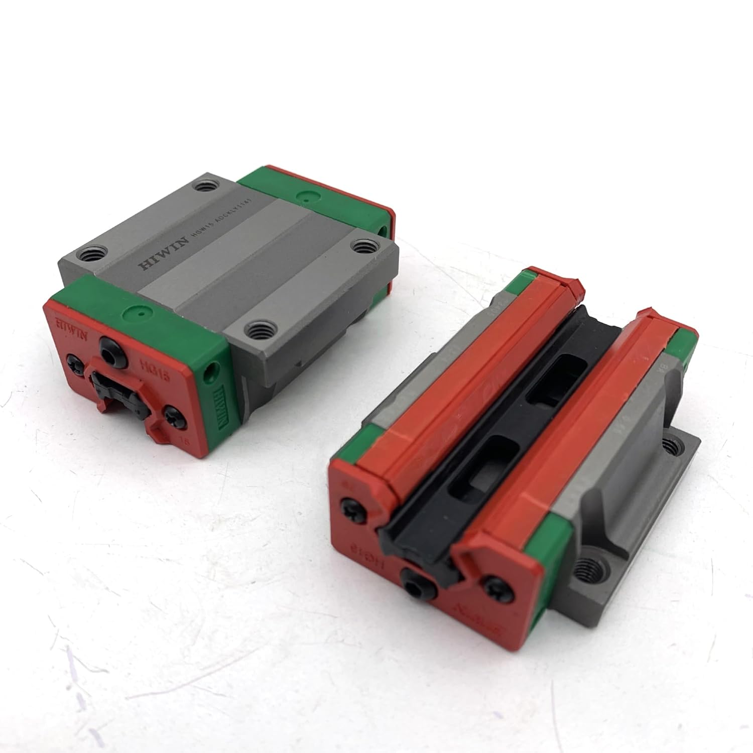 HIWIN Linear Guide HGW15CC HGW15 HGW15CCZ0C HGW15CCZAC GK Block Linear Carriage/Slider/Rail Bearings Motion Control for CNC Machine Parts 3D Printer Automation Industry Semi-Conductor