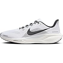 NIKE Pegasus 41, Sneaker Uomo, White, Black-Pure Platinum-Summit White, 45 EU