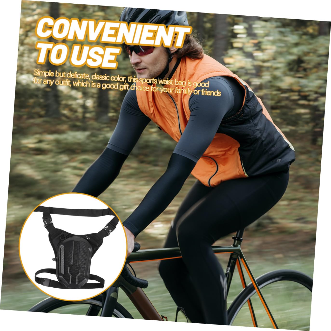 Riñonera Multifuncional para Hombre Bolsa de Pierna para Correr y Camping Almacenamiento para Teléfono y Llaves Diseño Combinado Cintura y Muslo Resistente y Duradera para