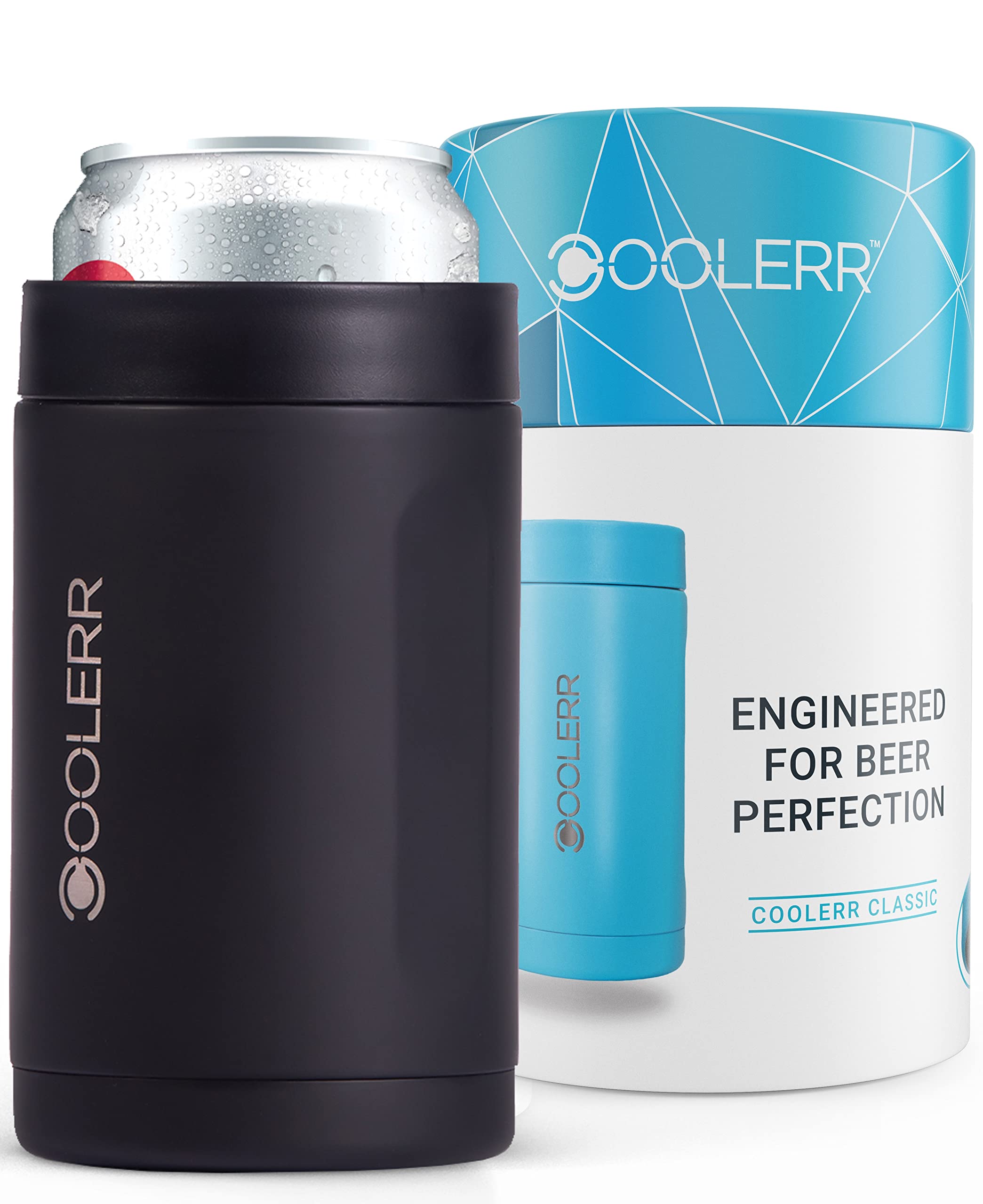 Coolerr Classico | Raffreddatore termico per lattine e bottiglie | Lattine da 330 ml | Lattine da 440 ml | Bottiglie da 330 ml | Regali per birra da uomo | Gadget per uomo | Regali per lui |