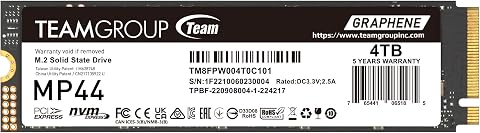 TEAMGROUP MP44 4TB PCIe 4.0 NVMe M.2 SSD