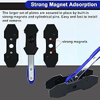 Vista 6 de JoyFans - Juego de herramientas de compresión de pinza de freno, herramienta de trinquete de pistón de disco cuádruple automotriz, herramienta