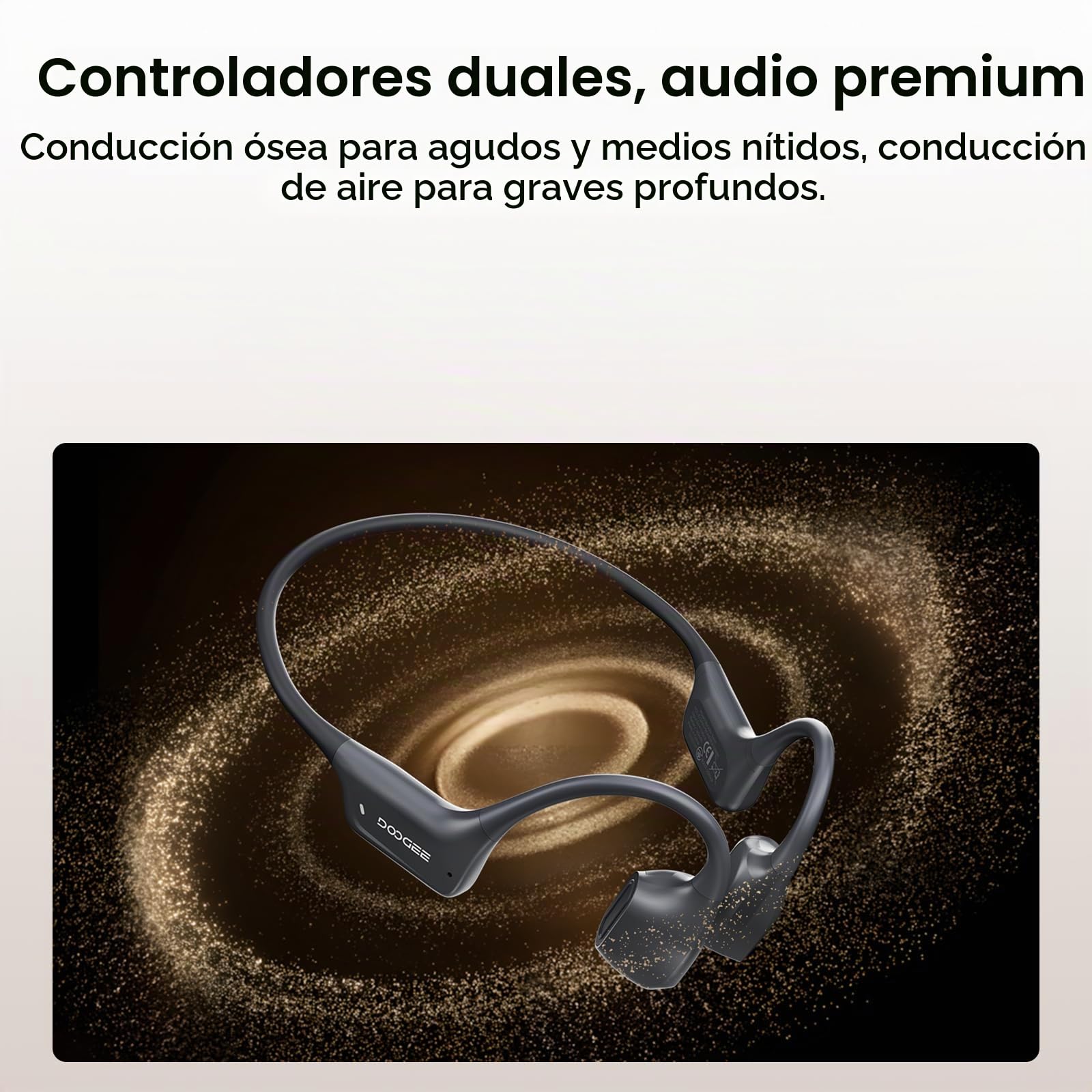 Auriculares para Nadar IP68,Auriculares de Conducción Ósea Impermeables Bluetooth 5.4,64GB MP3,10 h de Batería,para Natación,Running, Gimnasio,Deportes Acuáticos y Entrenamiento,Gris Oscuro