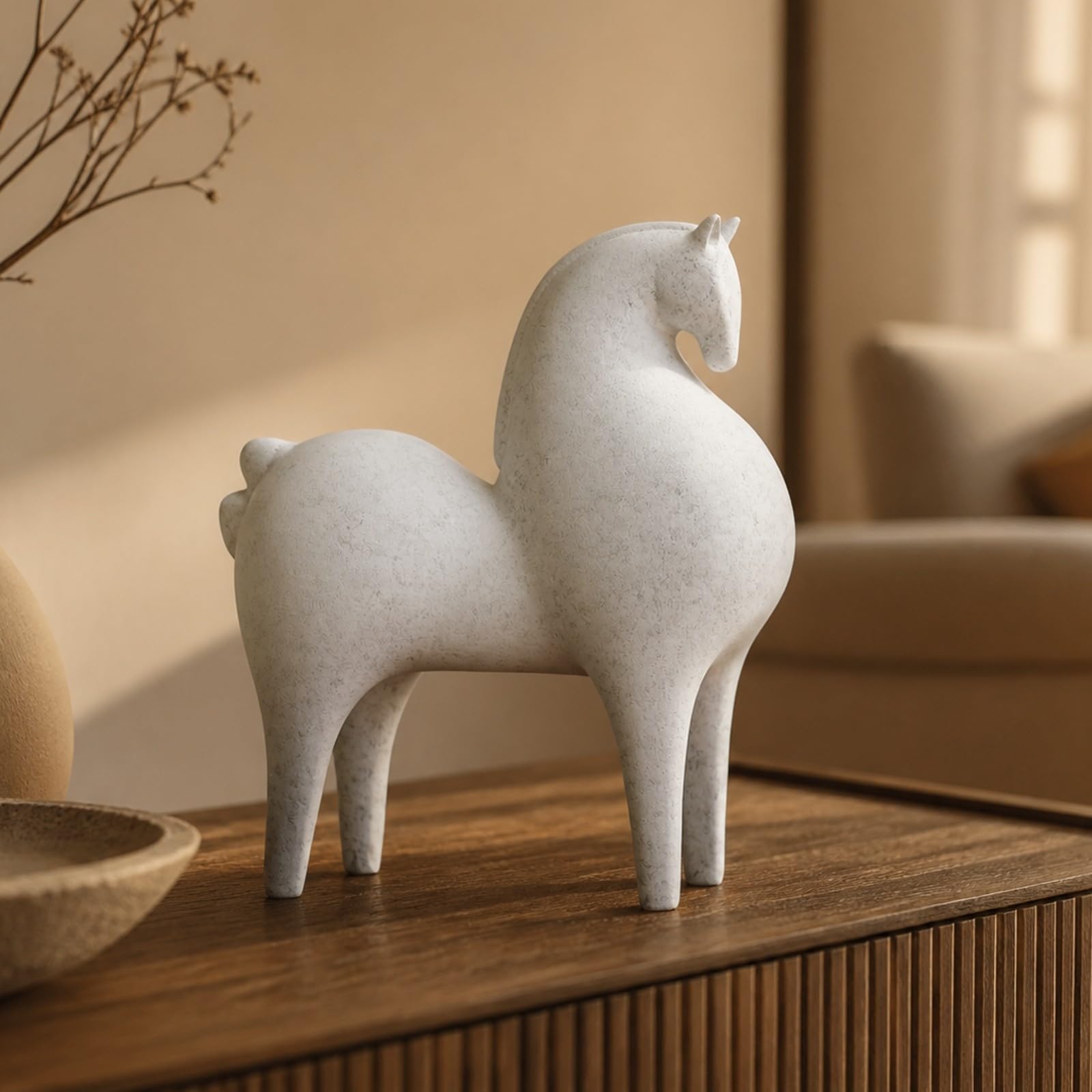 Scultura Minimalista Figura | Statuetta, Astratto, per Soggiorno, Libreria, L