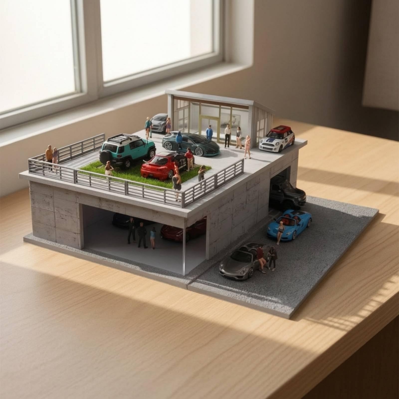 Modellino con Balcone Miniatura Edificio