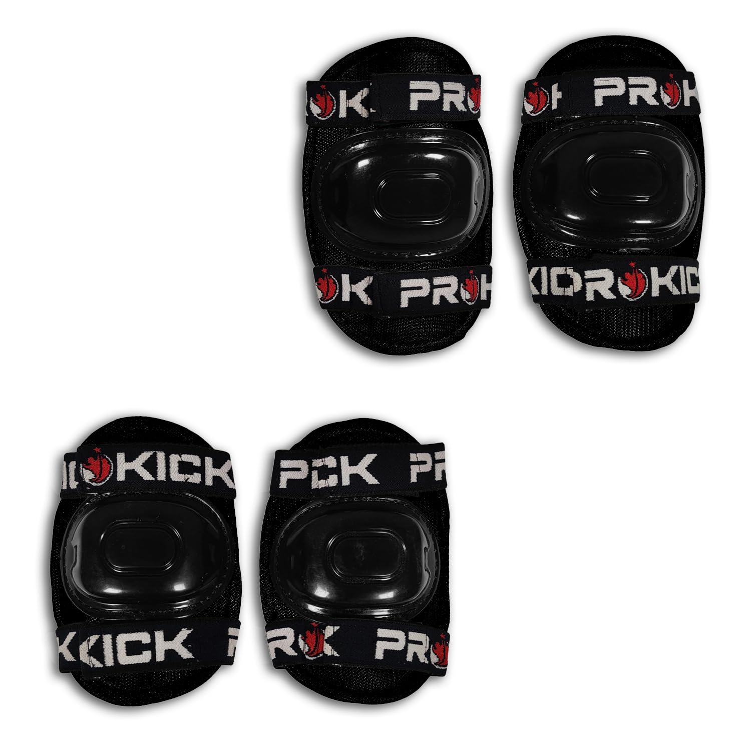 Prokick Protective Set - Knee & Elbow Guard (Suitable for Cycling, Skating and Riding) - Black-picture-20