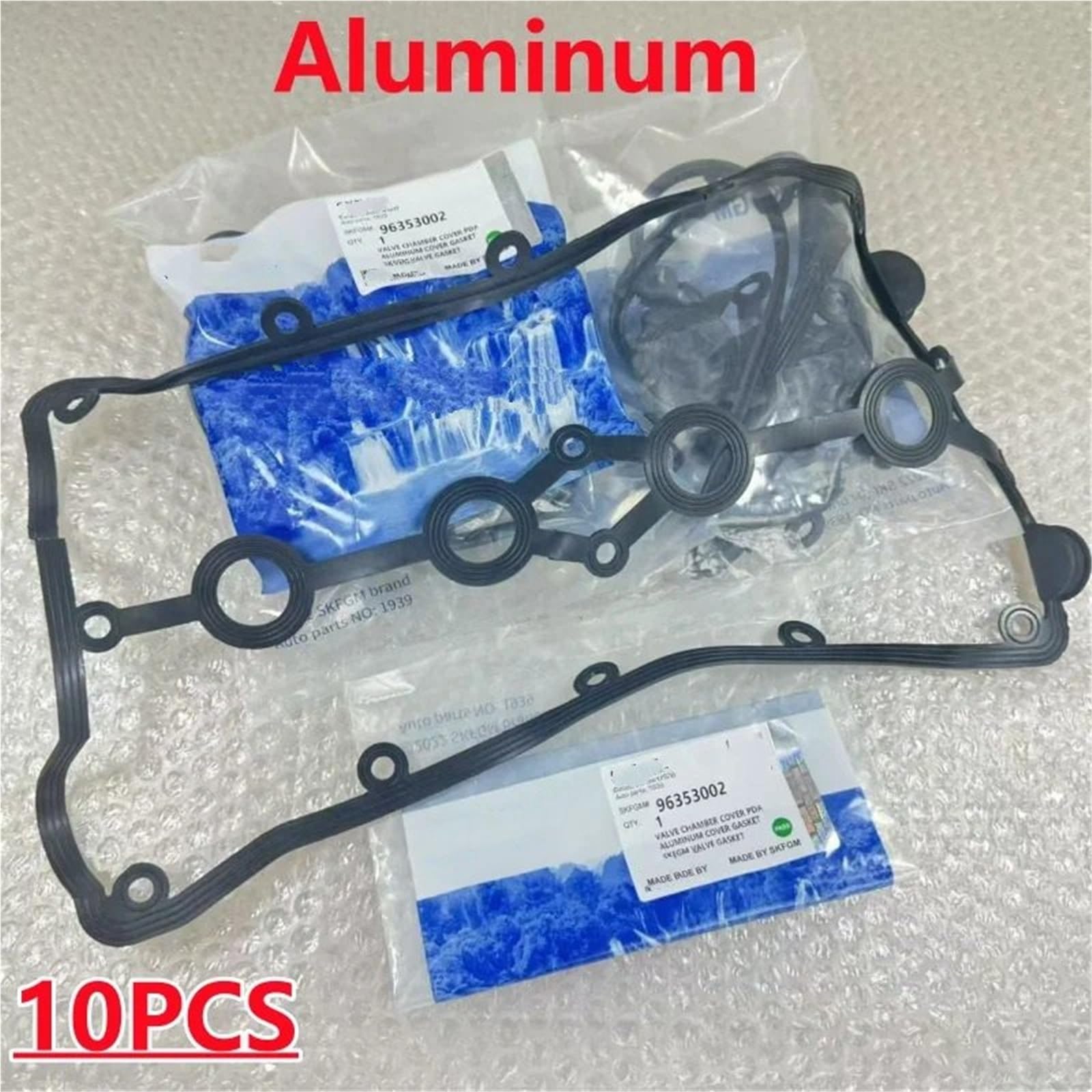 custodia del filtro dell'olio Guarnizione coperchio valvola motore in alluminio da 10 pezzi adatta per Buick Excelle 1.6L adatta per CHEVROLET AVEO 1.4L OE# 96353002