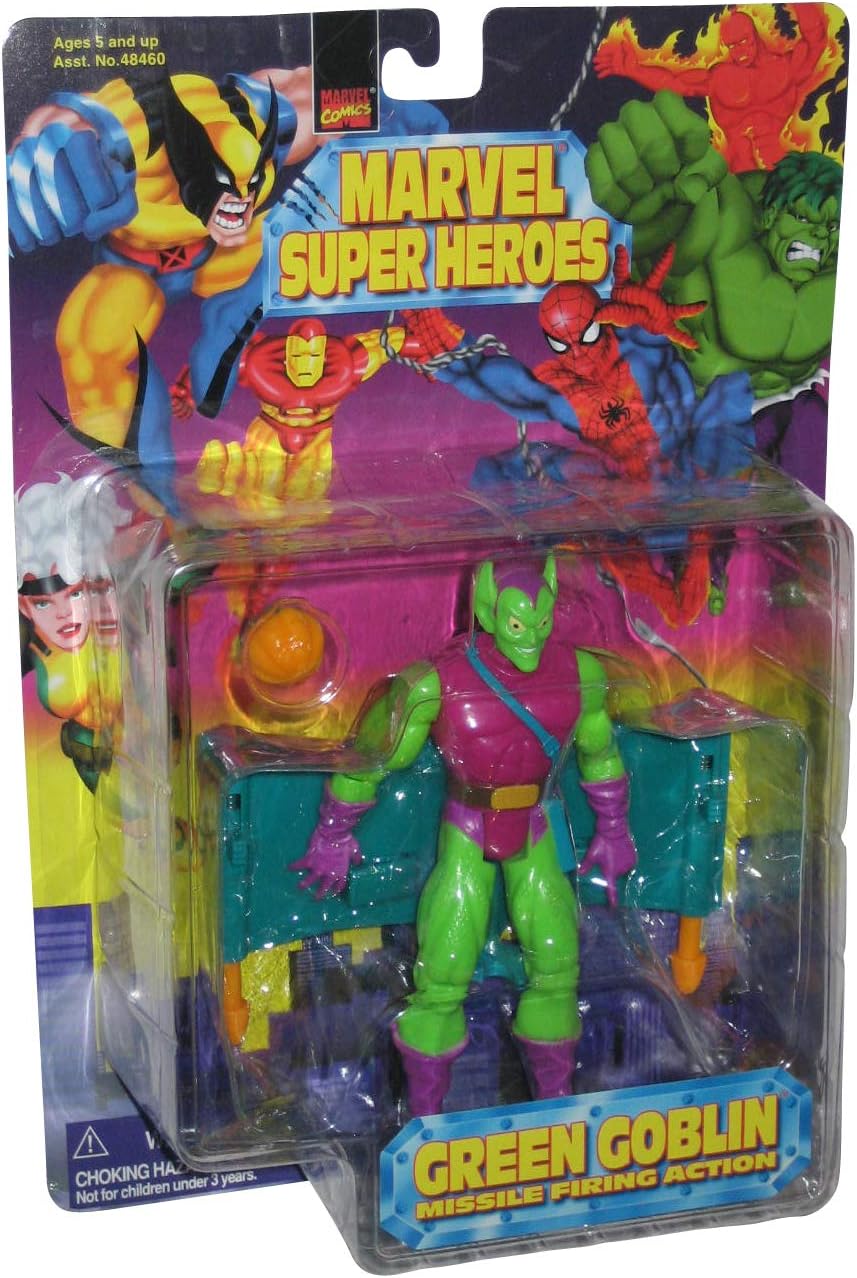 5" Green Goblin Action Figure with Missile Firing Action - Marvel Super Heroes Series 1