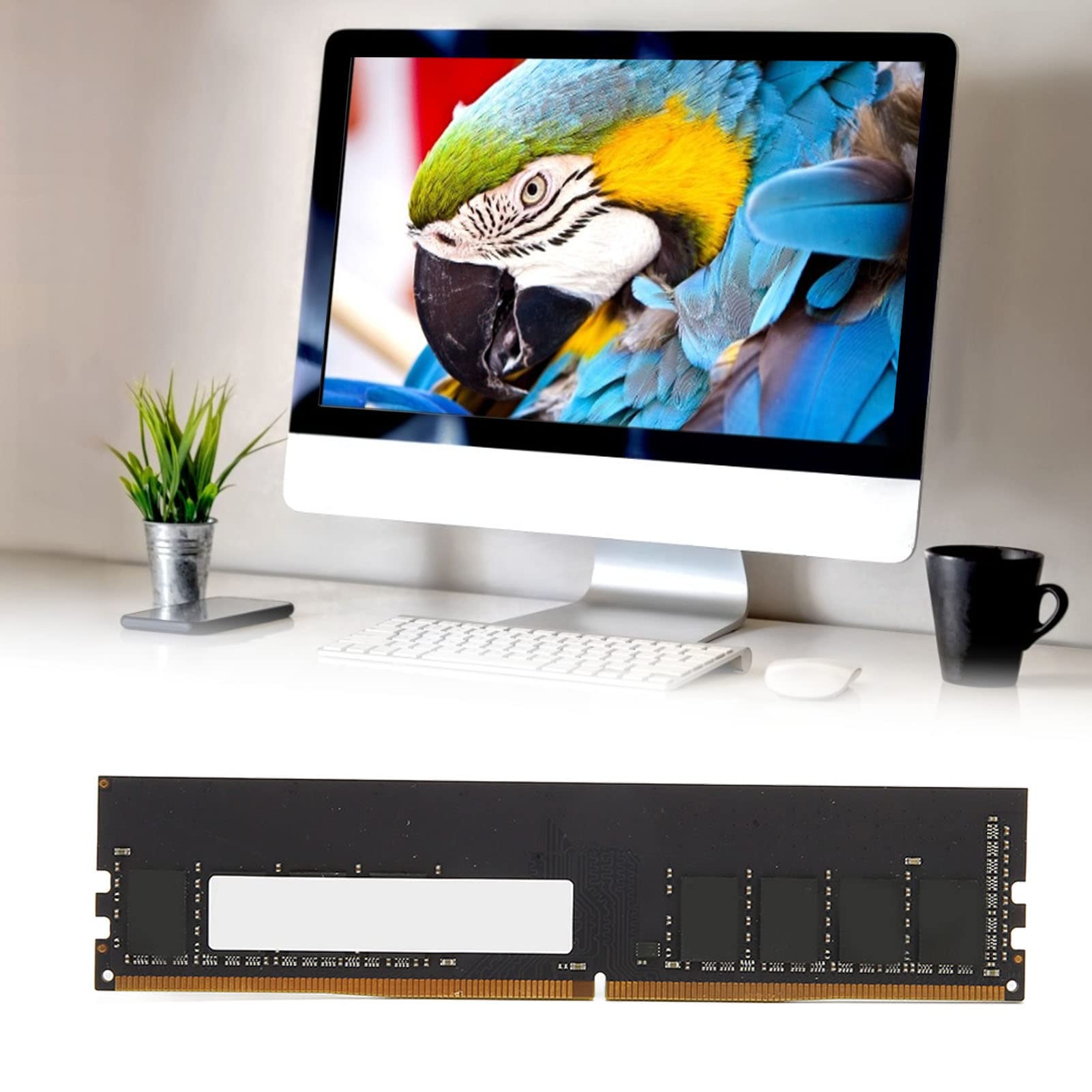 Akozon DDR4 8GB 2666MHz Moduł Pamięci do Komputera Stacjonarnego CL15 (8GB)