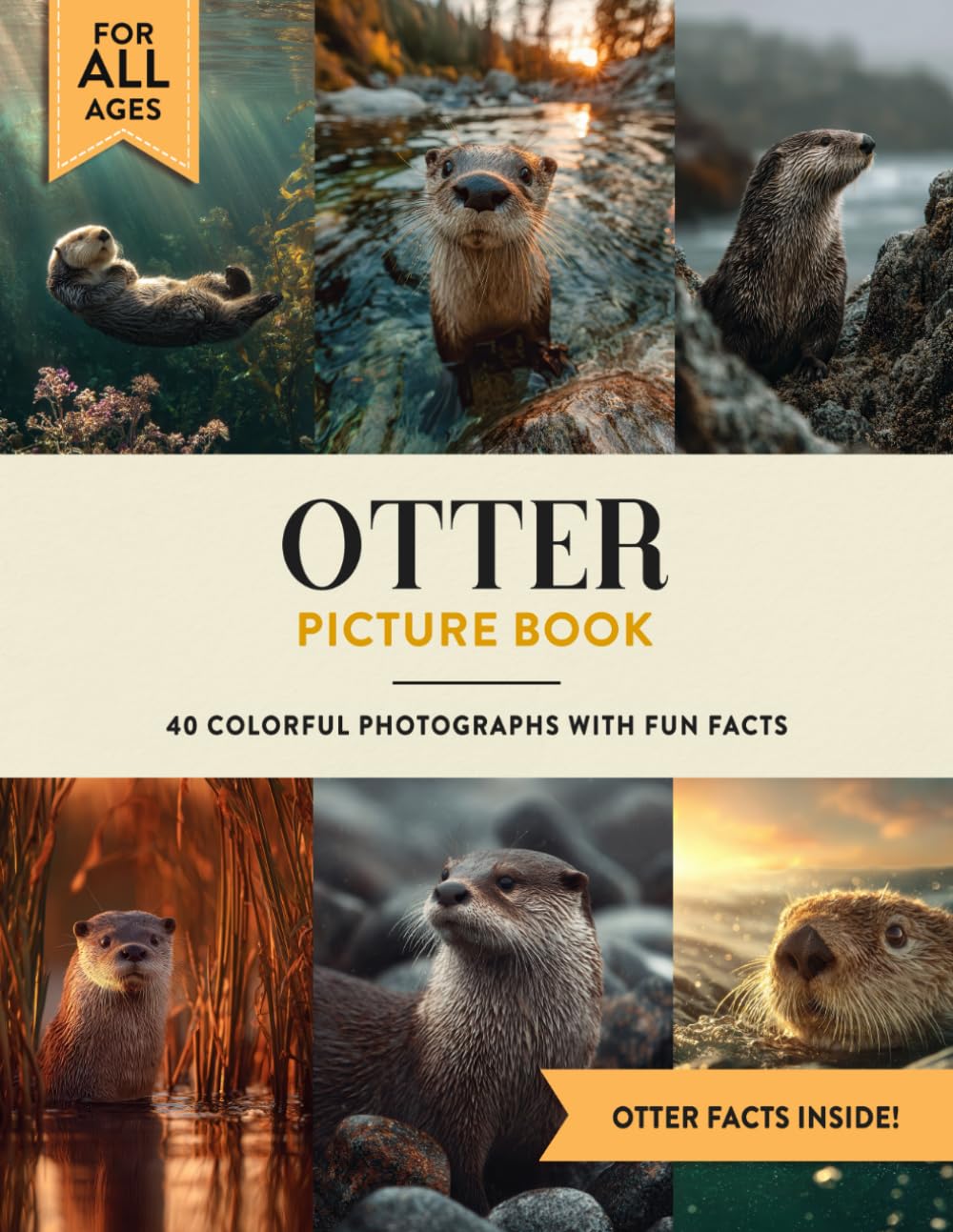 Otter Picture Book: Learn All About Otters with Fun Photos and Otter Facts for Kids & Adults