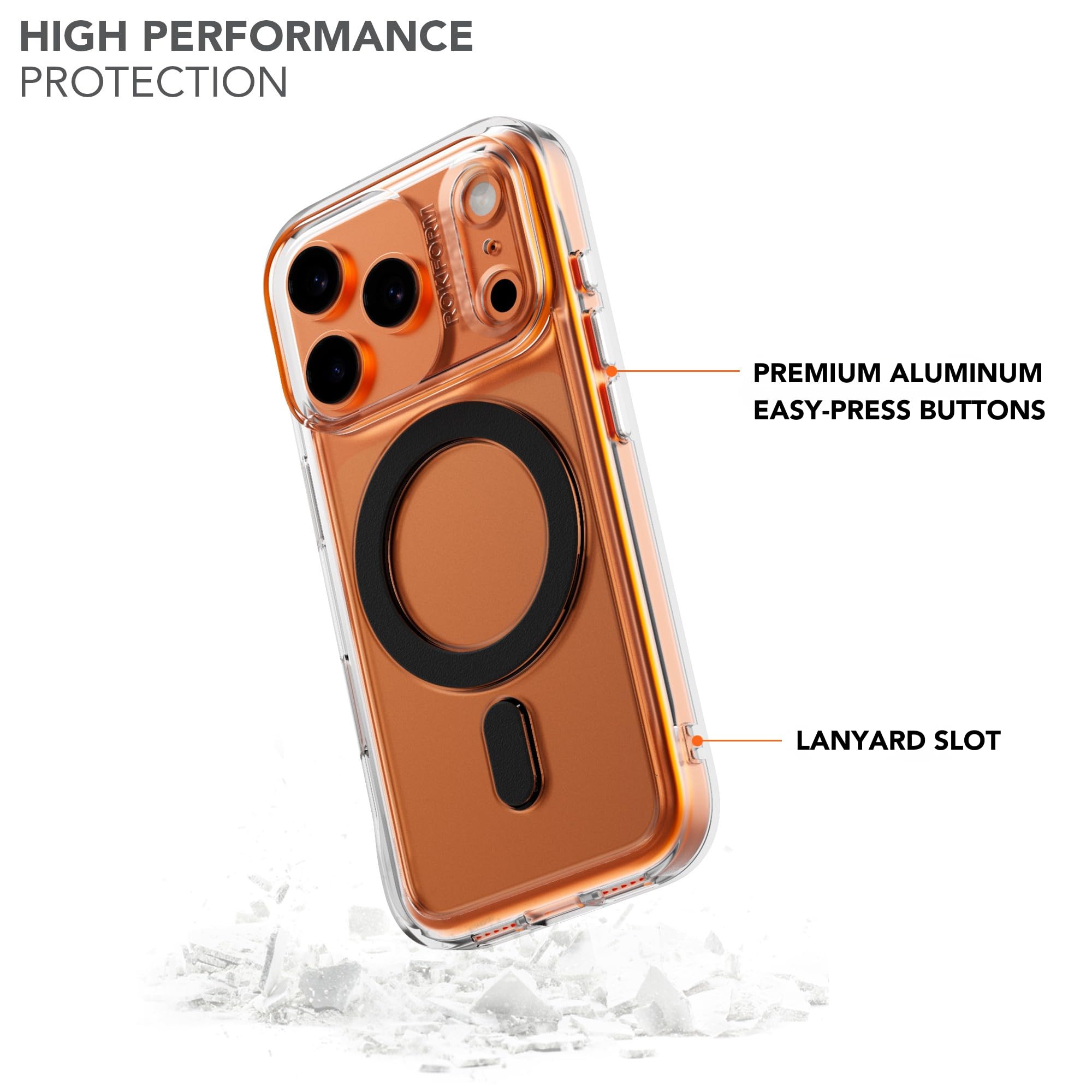 Amazon.co.jp: Rokform iPhone 17 Pro Max用 スリムケース マグネット