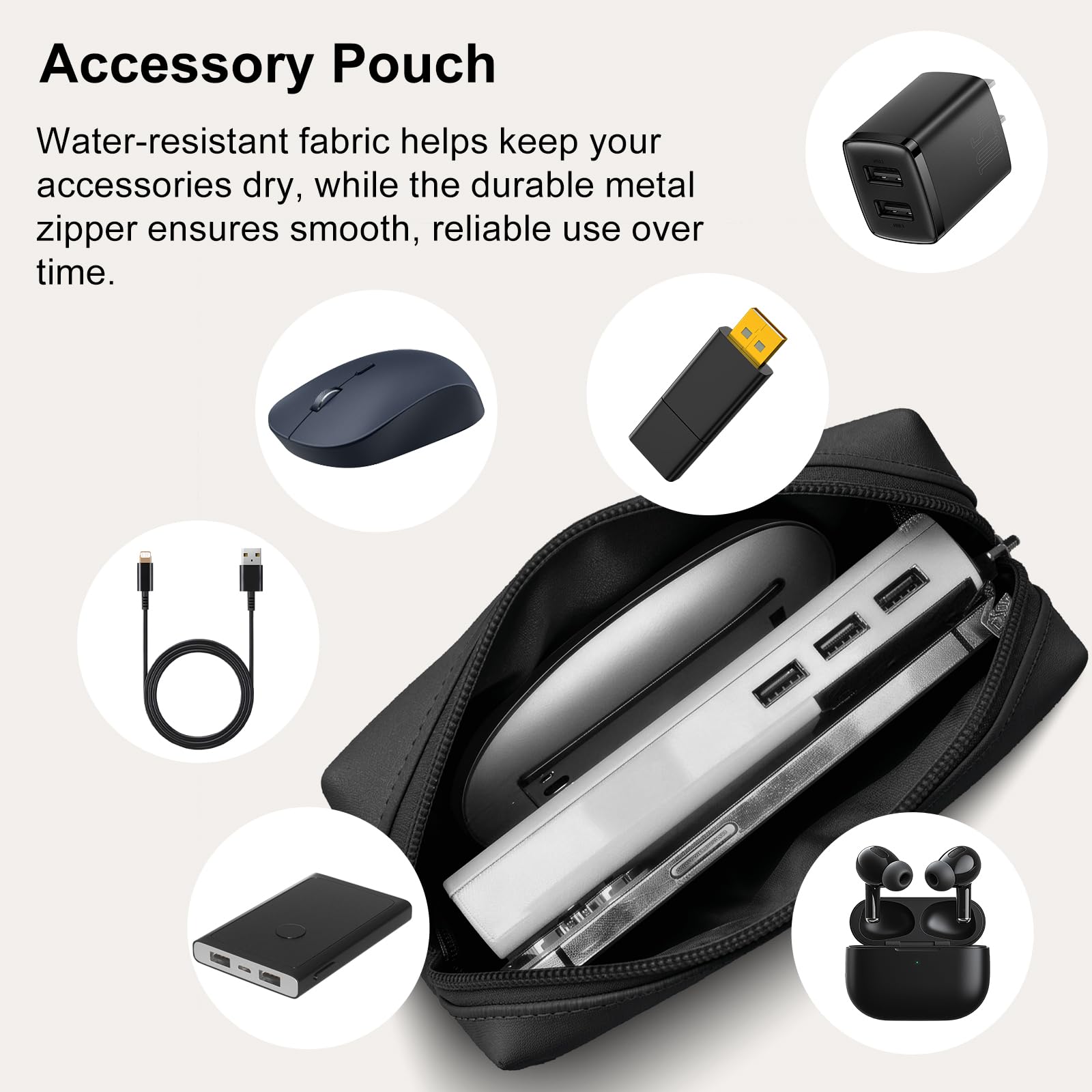 15-15,6-16 Pollici Laptop Custodia Borsa con Stand per MacBook Pro 16" M5/M4/M3/M2/M1 & Pro/Max, MacBook Air 15" M5/M4/M3/M2, 15"-15,6"-16" PU Pelle Computer Portatile Cover (Nero)