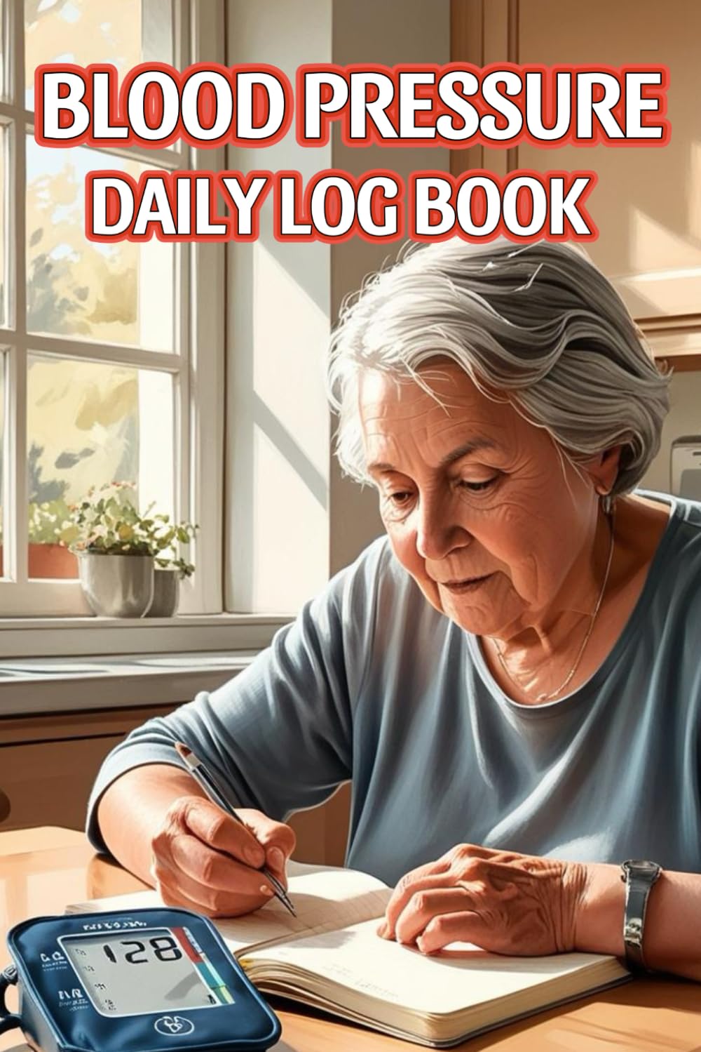 Blood Pressure Daily Log Book Tracker: Track and Record Your Daily Systolic and Diastolic Blood Pressure