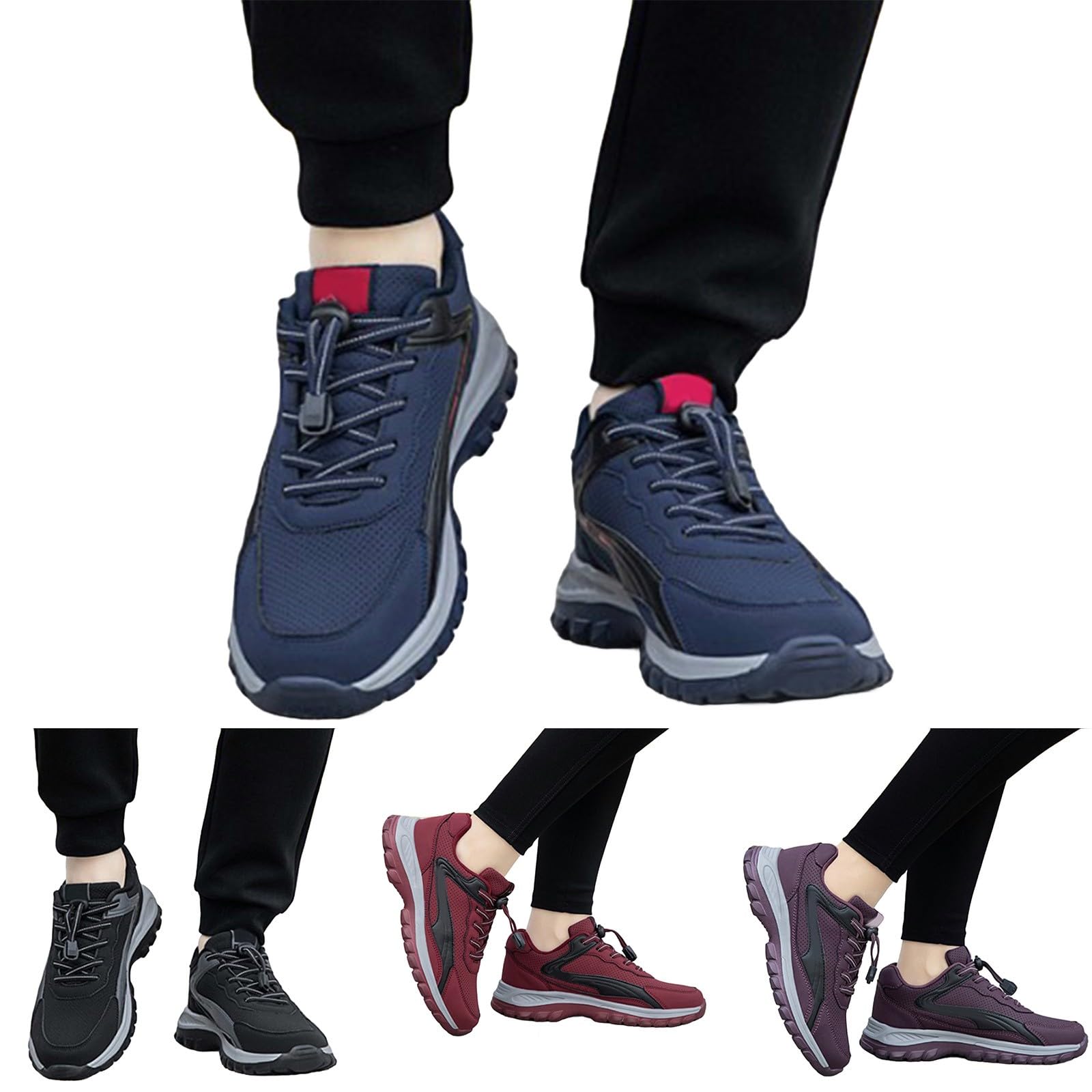 Sportschuhe Herren Damen - Sneaker Mit Schnüren Turnschuhe Orthopädische | Walkingschuhe Retro Sommerschuhe Atmungsaktive Freizeitschuhe Bequeme Arbeitschuhe Outdoor Casual Laufschuhe