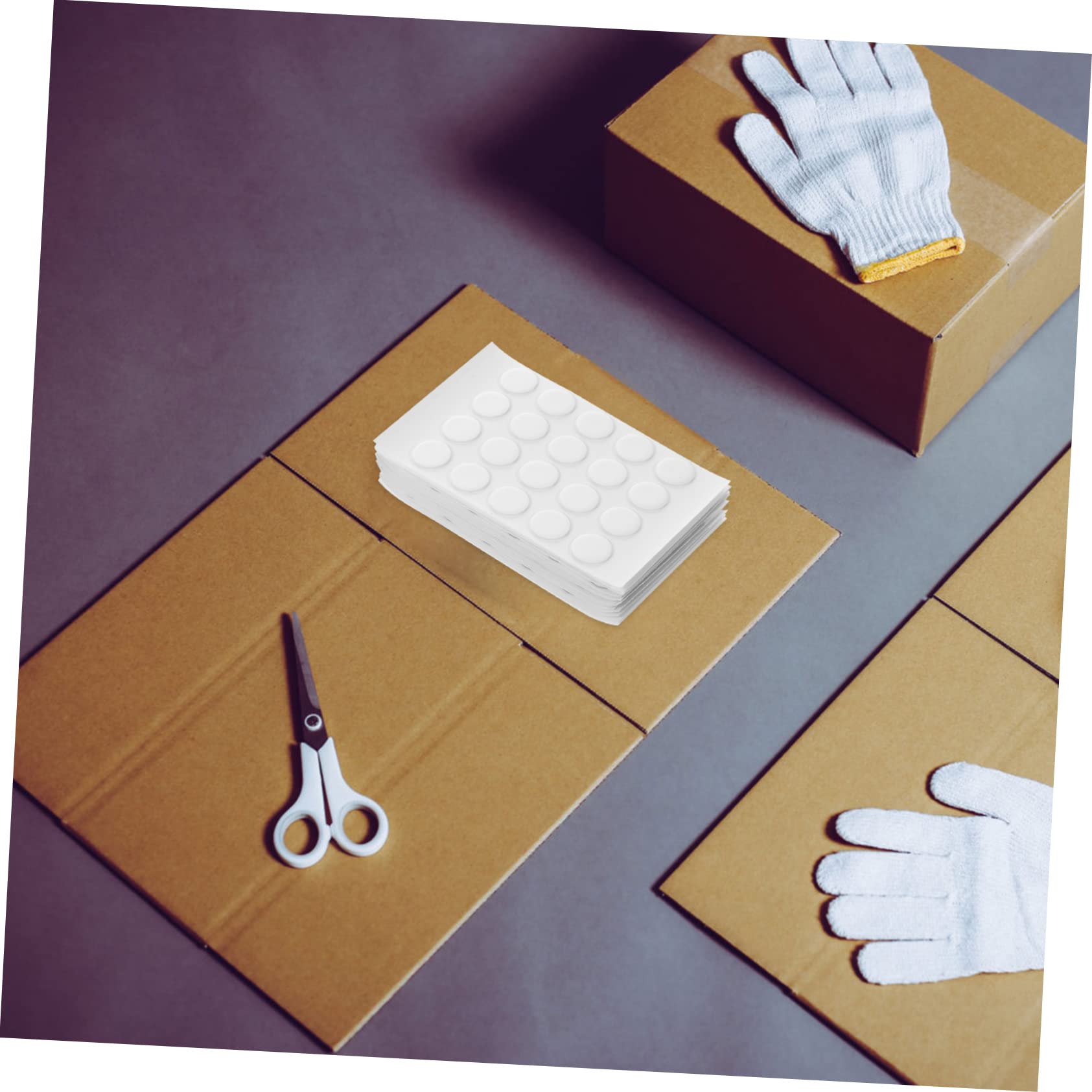 NUOBESTY 5 Sets Doppelseitiges Klebeband Entfernbares Klebepunktband Keine Spuren Aufkleber Doppelseitige Klebepunkte Für Handwerk Heimdekoration 300 Stück * 5