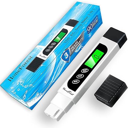 TDS Meter, Digital Water Tester - Accurate and Reliable, Measures TDS, EC & Temperature (°F/°C), 0-9990ppm, Water Test Meter for Drinking Water, RO/DI System, Aquariums, etc TDS Meter, Digital Water Tester - Accurate and Reliable, Measures TDS, EC & Temperature (°F/°C), 0-9990ppm, Water Test Meter for Drinking Water, RO/DI System, Aquariums, etc