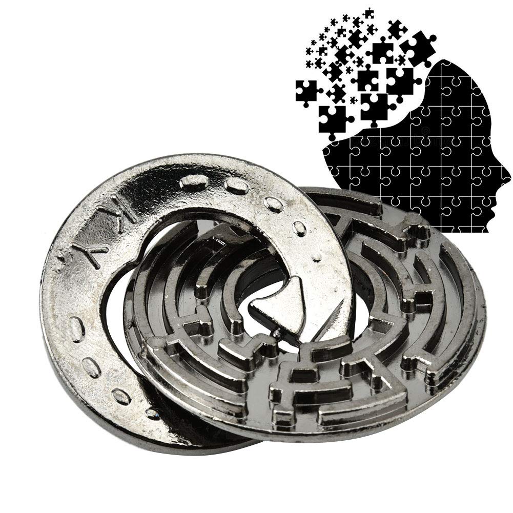 Domary IQ Teaser Odblokuj zabawkę dla Dorosłych Puzzle z blokadą Klamry Labirynt do ćwiczeń Mózgu łagodzących Stres