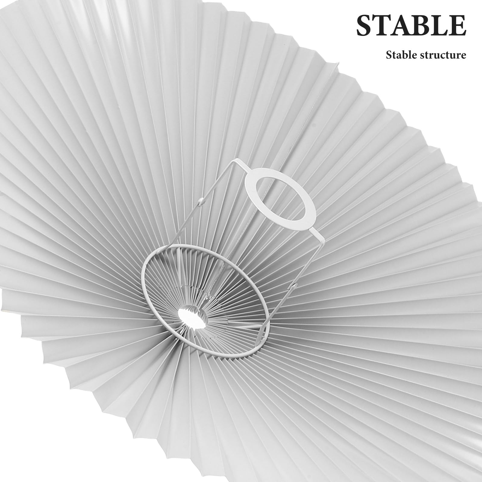 Abażur w stylu vintage: materiałowy pokrowiec na lampę podłogową - abażur z falbanką, dyfuzor do biurka, stołu i wiszącej lampy, 20" dół x 10" skos x 5&; góra, khaki