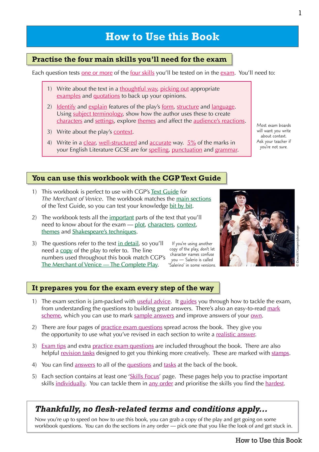 New Grade 9-1 GCSE English Shakespeare - The Merchant of Venice Workbook (includes Answers) (CGP GCSE English 9-1 Revision) - Image 5