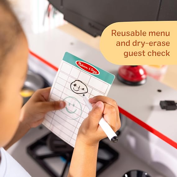 Melissa & Doug Star Diner Restaurant Pretend Play Set