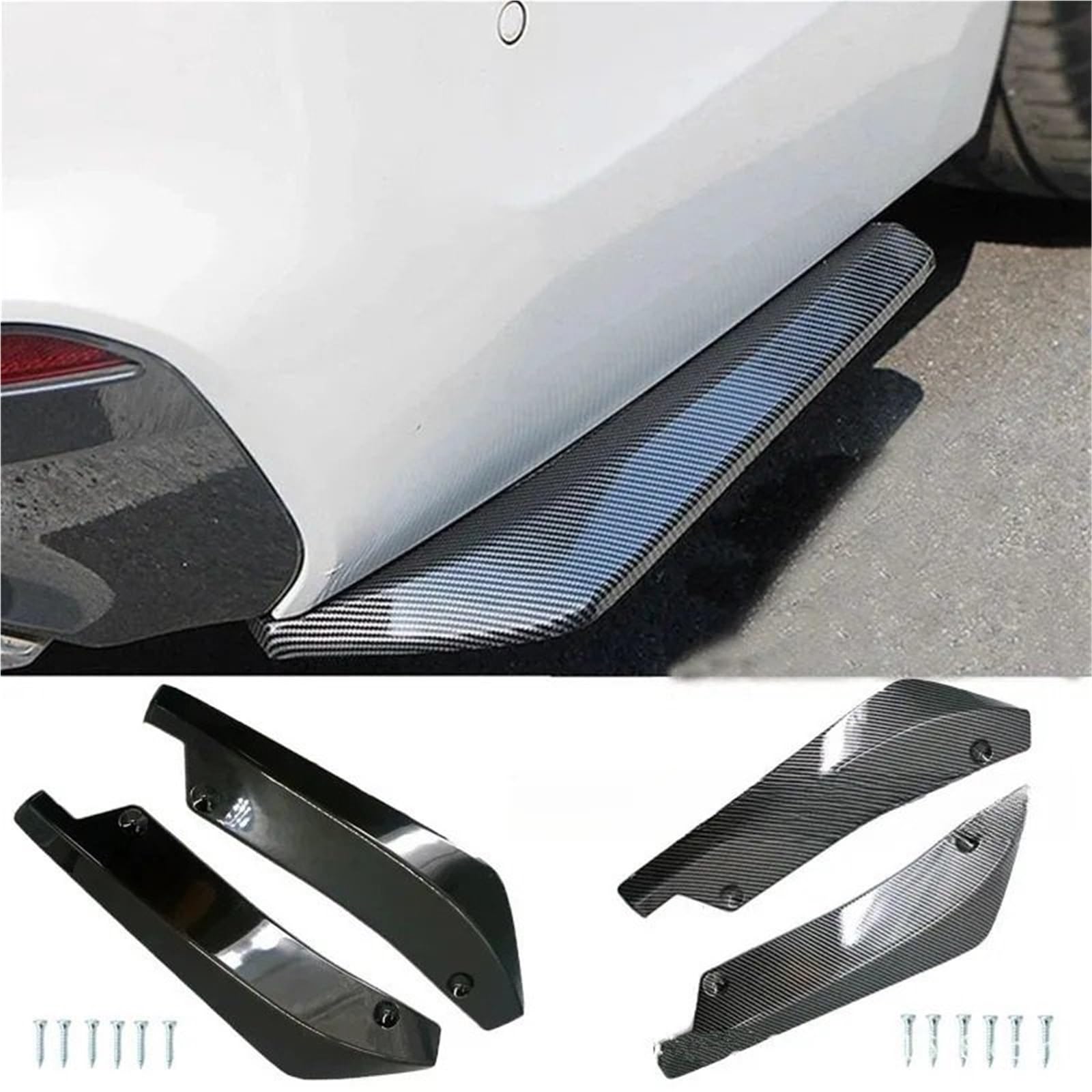 Spojlery tylne Do Nissan 350Z 370-Z 2003-2020 Spojler samochodowy | Tylny Zderzak Splitter Dyfuzor Canard Wrap Spoiler Boczna Dokładka Podbródek Body Kit