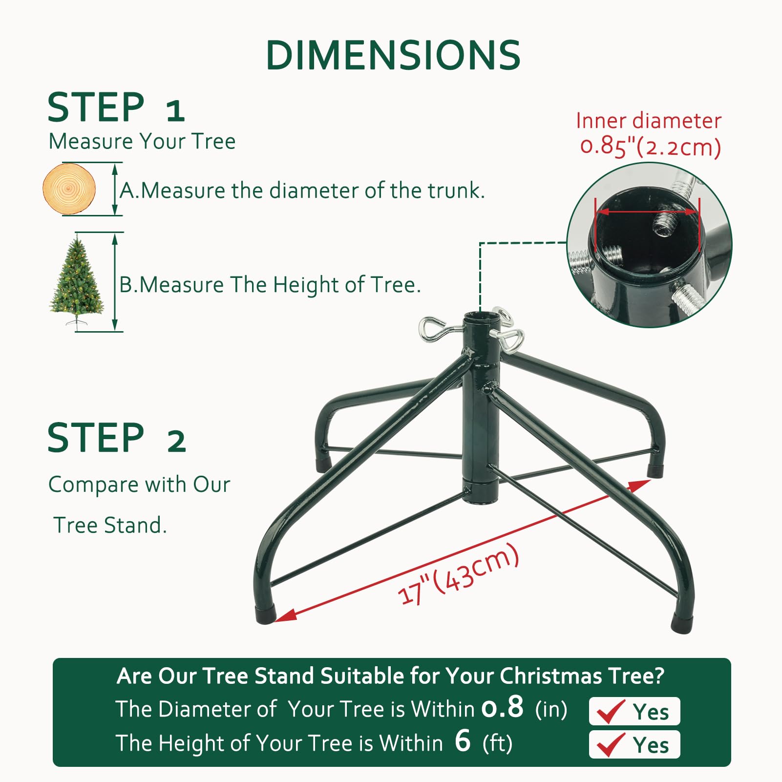 Amazon.co.jp: ELFJOY 回転キャスター付きクリスマスツリースタンド 3