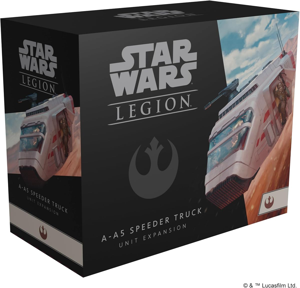 Star Wars: Legion A-A5 Speeder Truck UNIT EXPANSION - Rugged Combat Transport! Tabletop Miniatures Strategy Game for Kids and Adults, Ages 14+, 2 Players, 3 Hour Playtime, Made by Atomic Mass Games