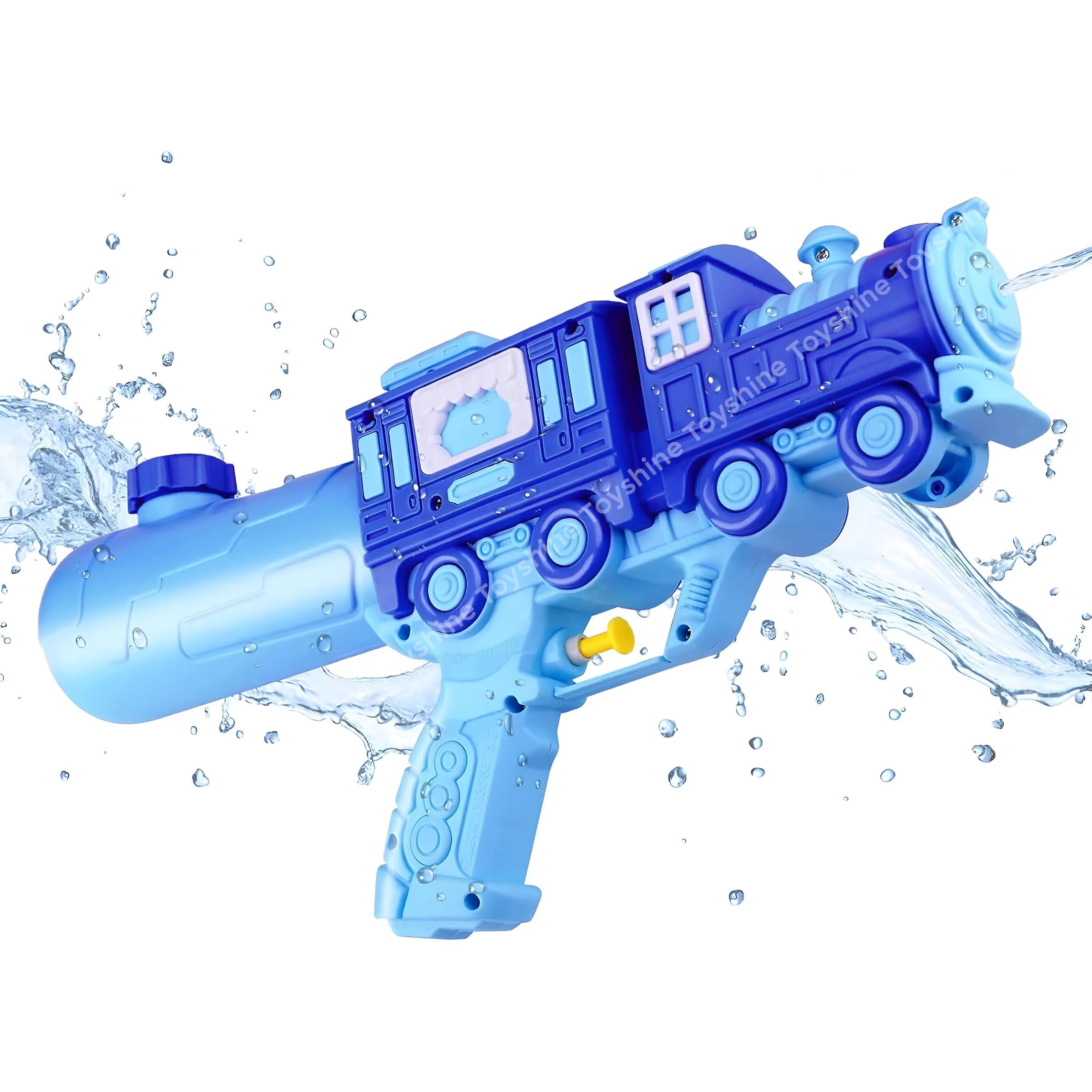 Toyshine Train Model Handheld High Pressure Water Gun Holi Toys Summer Toy for Girls Boys Kids, 400 ML Tank - Blue (B0DFH8L618) Amazon Price History, Amazon Price Tracker
