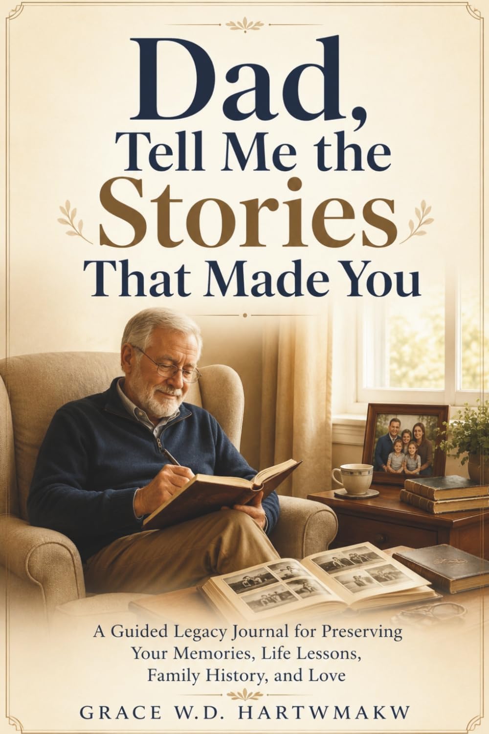 Dad, Tell Me the Stories That Made You: A Guided Legacy Journal for Preserving Your Memories, Life Lessons, Family History, and Love
