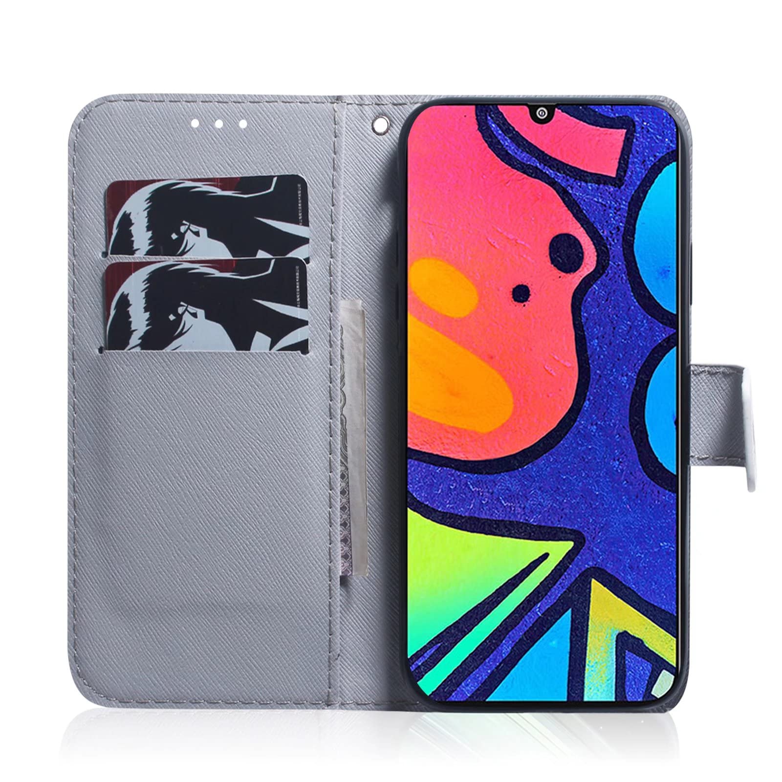 TIANCI Cover per Nokia C21, Pittura Animale Cover Portafoglio, Chiusura Magnetica Slot per Schede Custodia per Nokia C21 Cover Pelle PU
